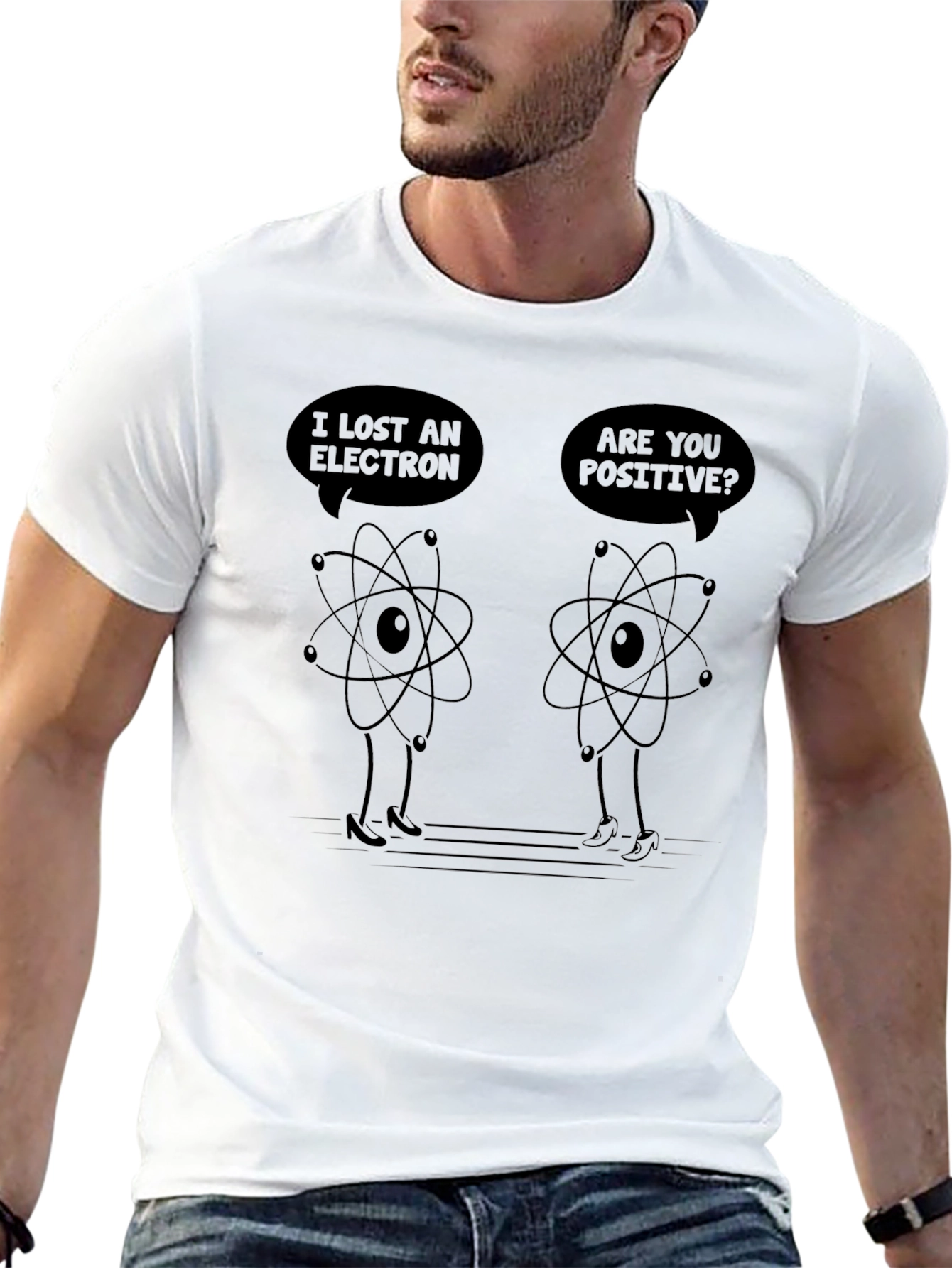 Lost Electron Chemistry Humor T-Shirt