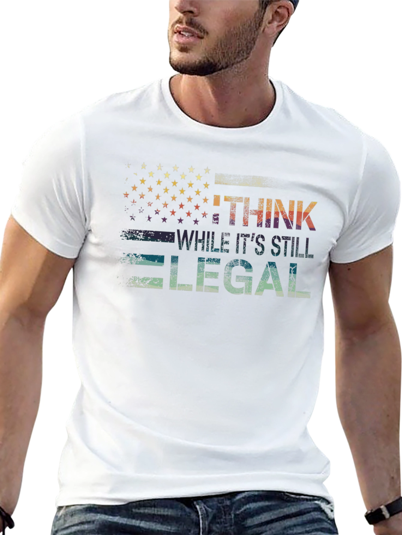 I Think While Its Still Legal Graphic Tee