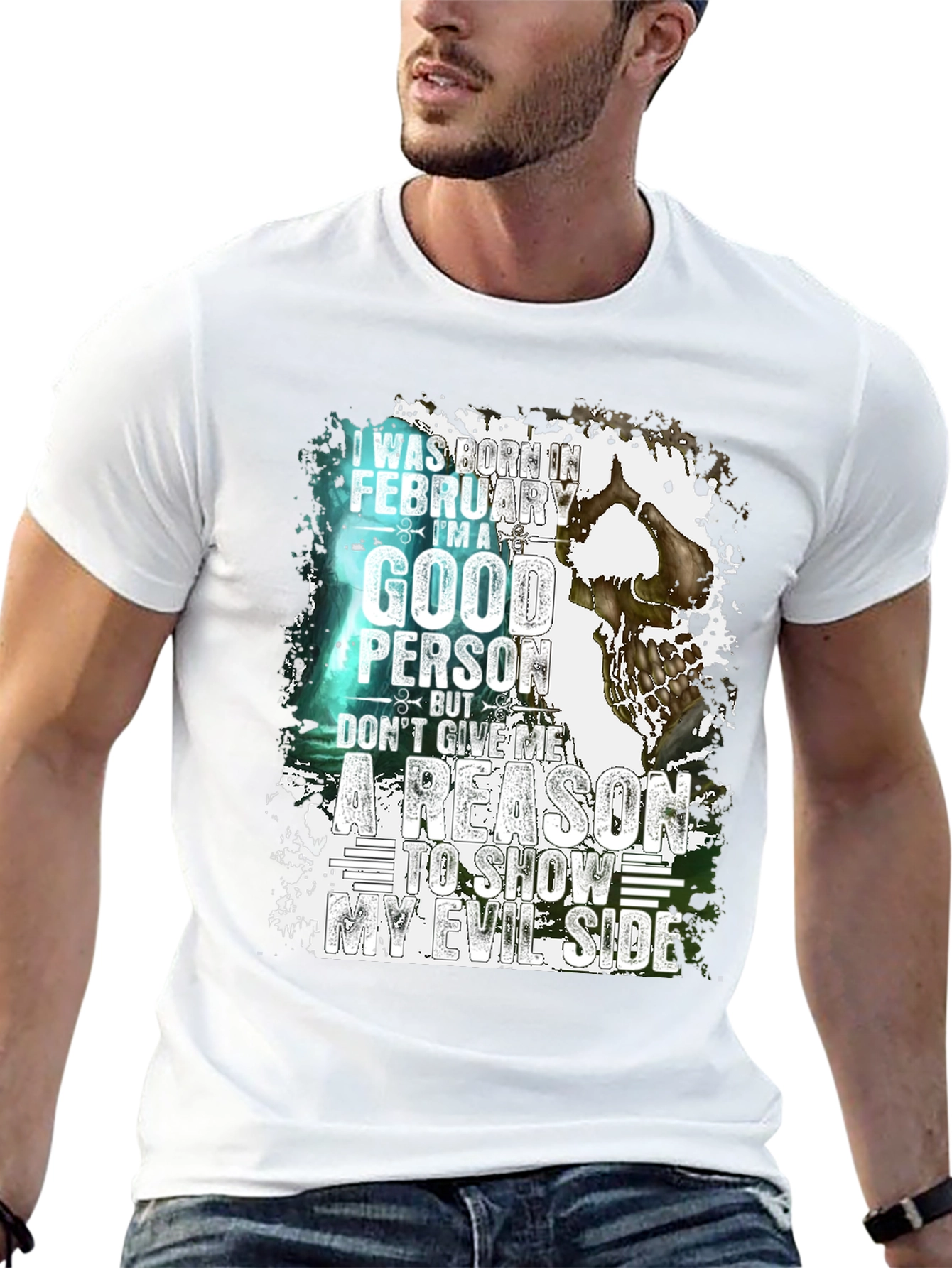 February Good Person Evil Side T-Shirt