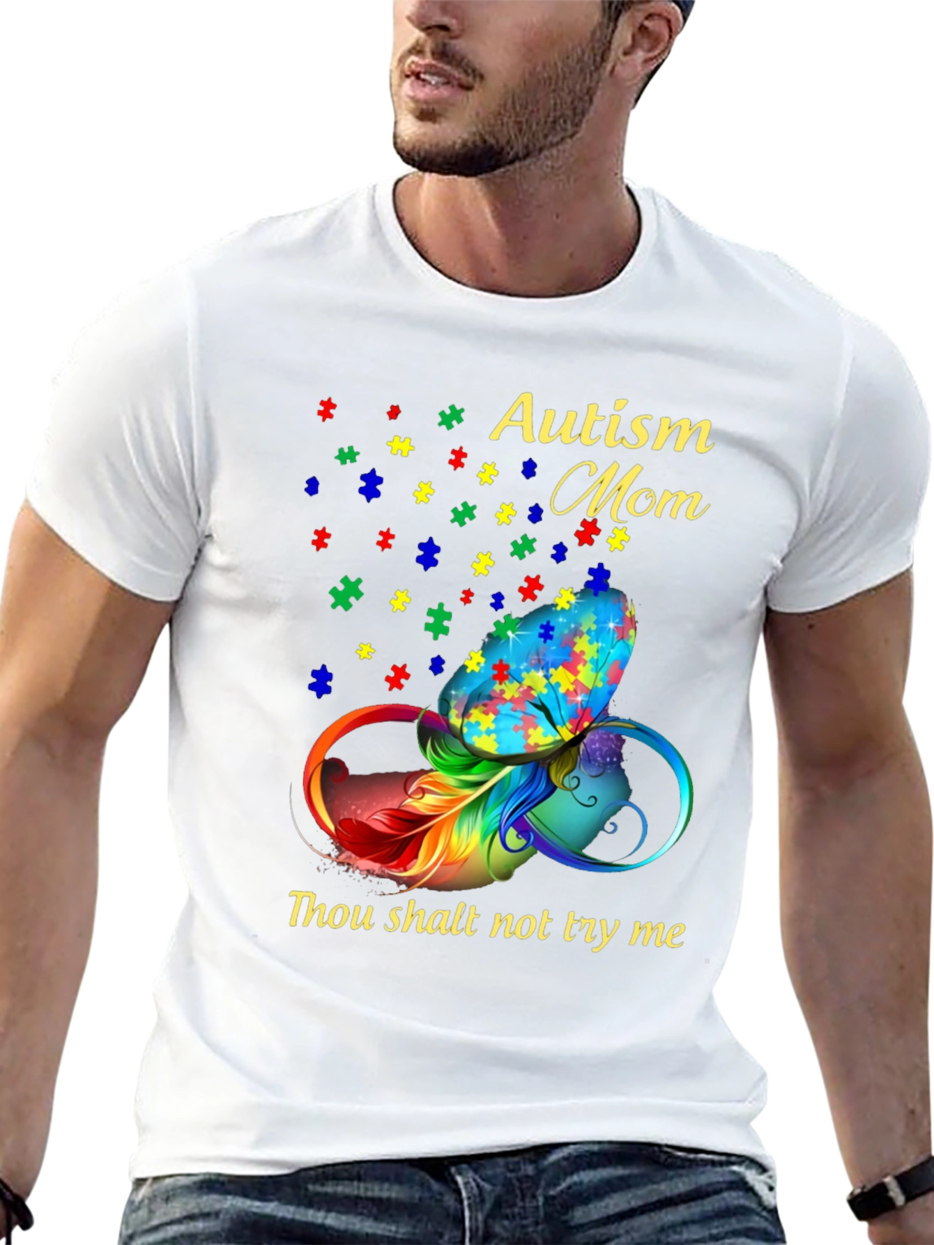 Autism Mom Graphic T-Shirt