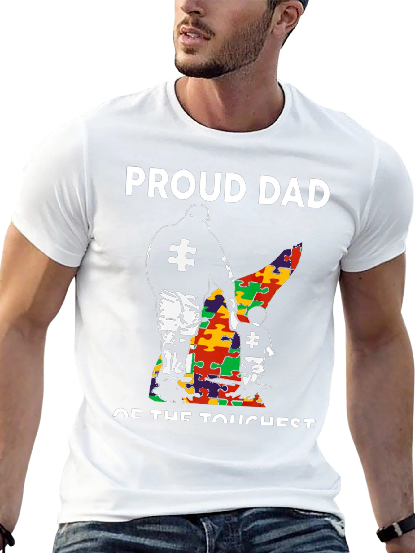 Proud Dad Autism Awareness T-Shirt
