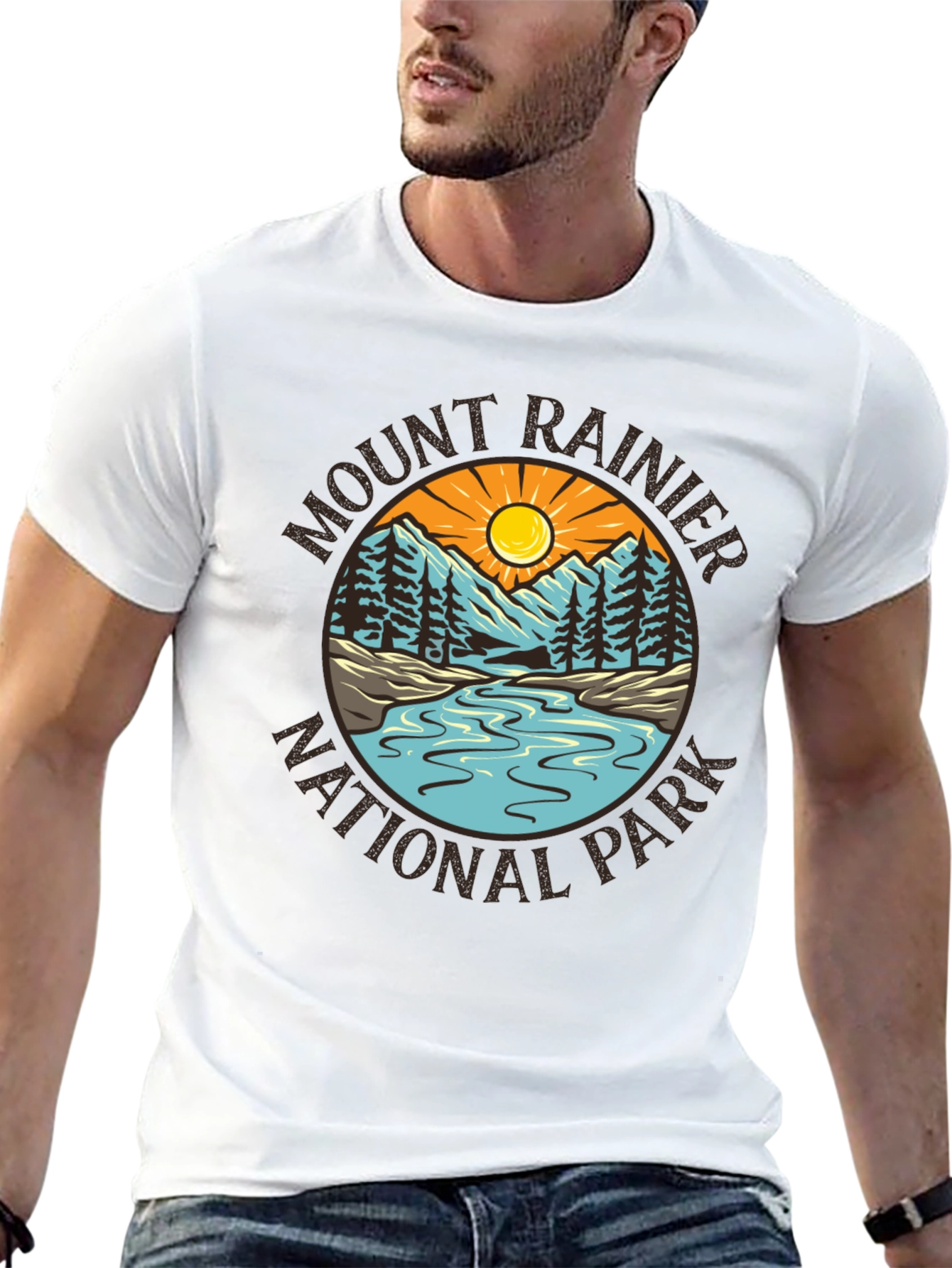 Mount Rainier National Park Graphic Tee