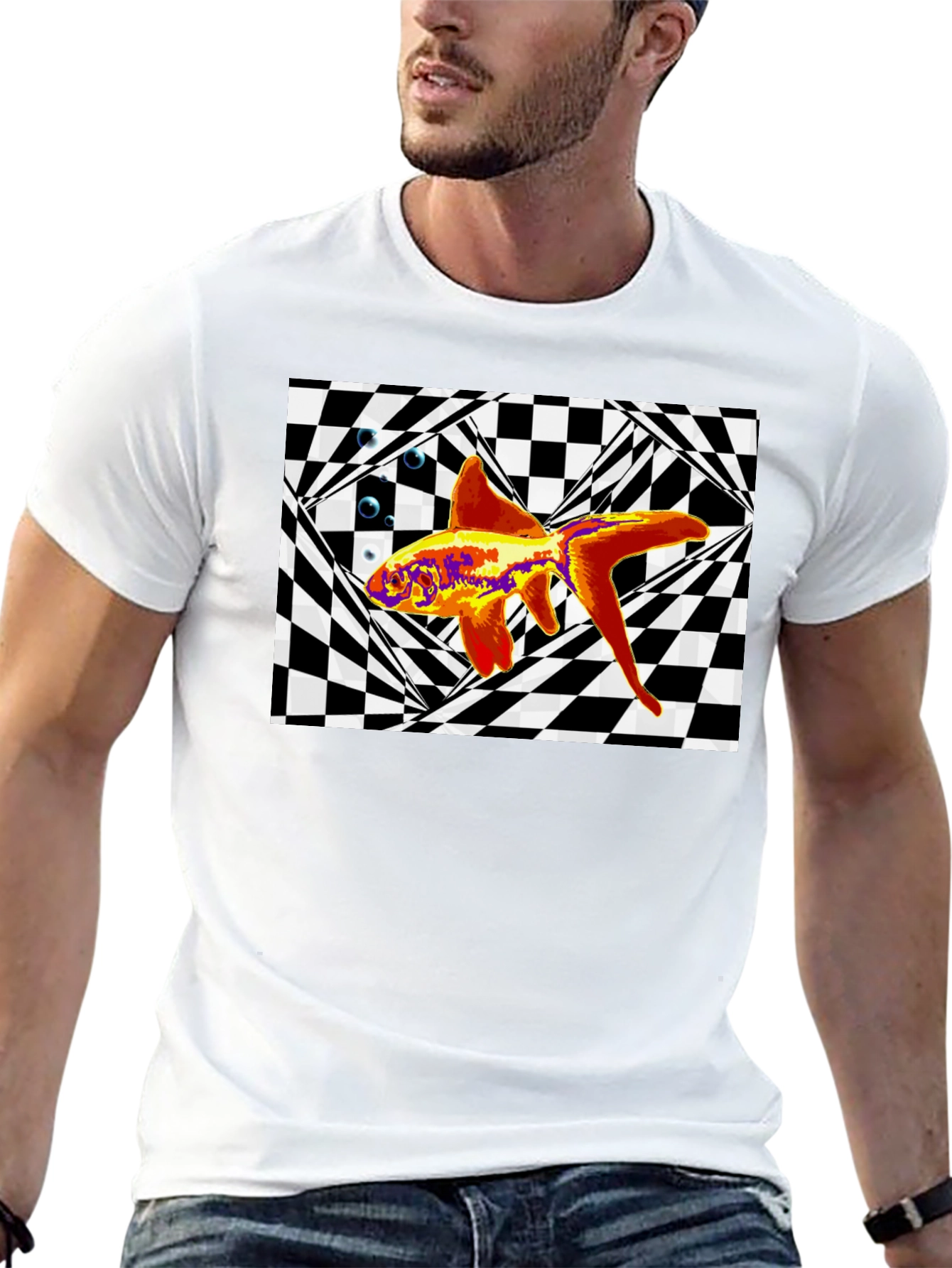 Abstract Goldfish T-Shirt