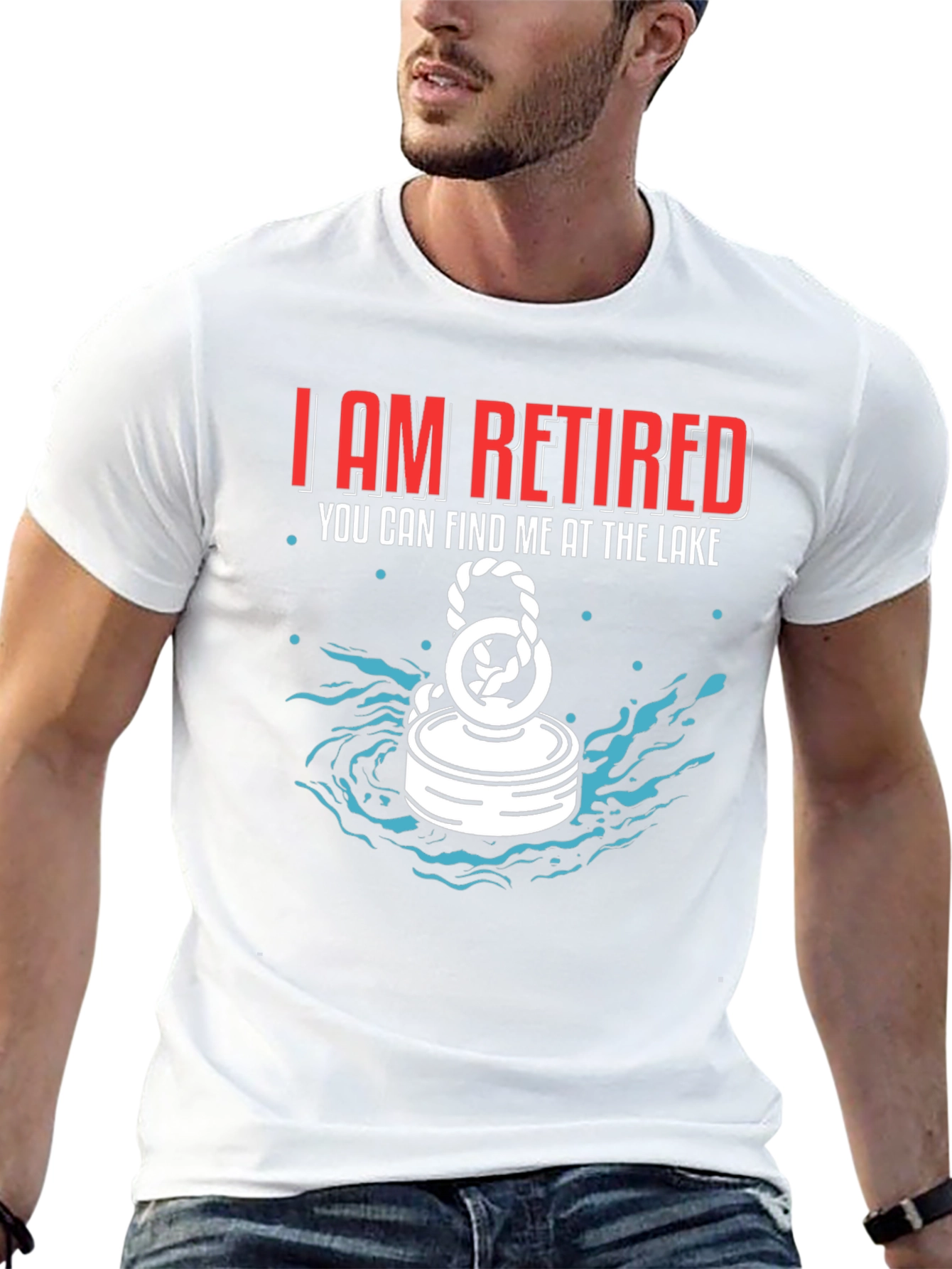 Retired Lake Magnet Fishing T-Shirt