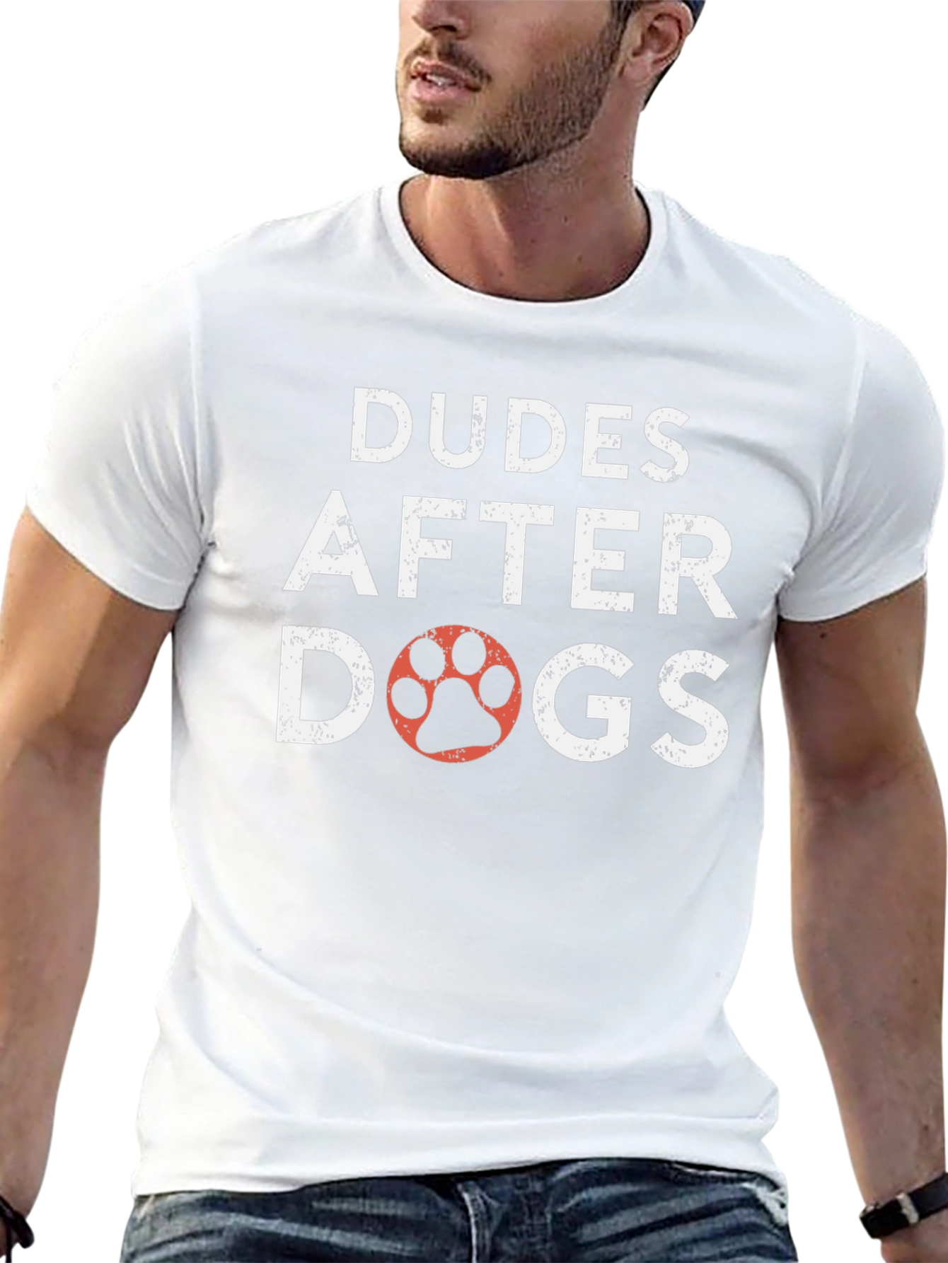 Dudes After Dogs Graphic T-Shirt