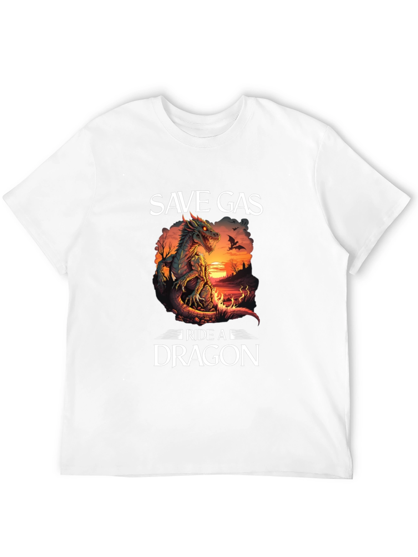 Save Gas Ride a Dragon T-Shirt
