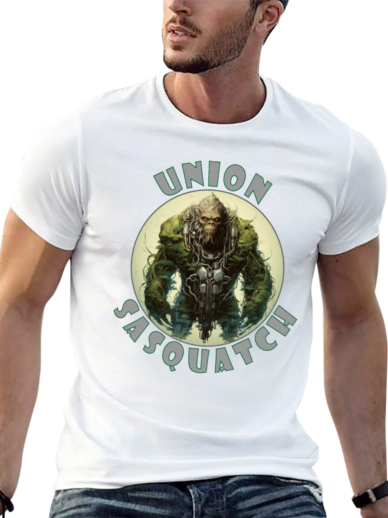 Union Sasquatch Graphic T-Shirt - Black