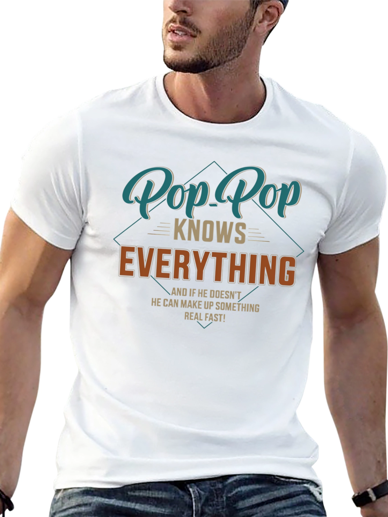 Pop-Pop Knows Everything T-Shirt