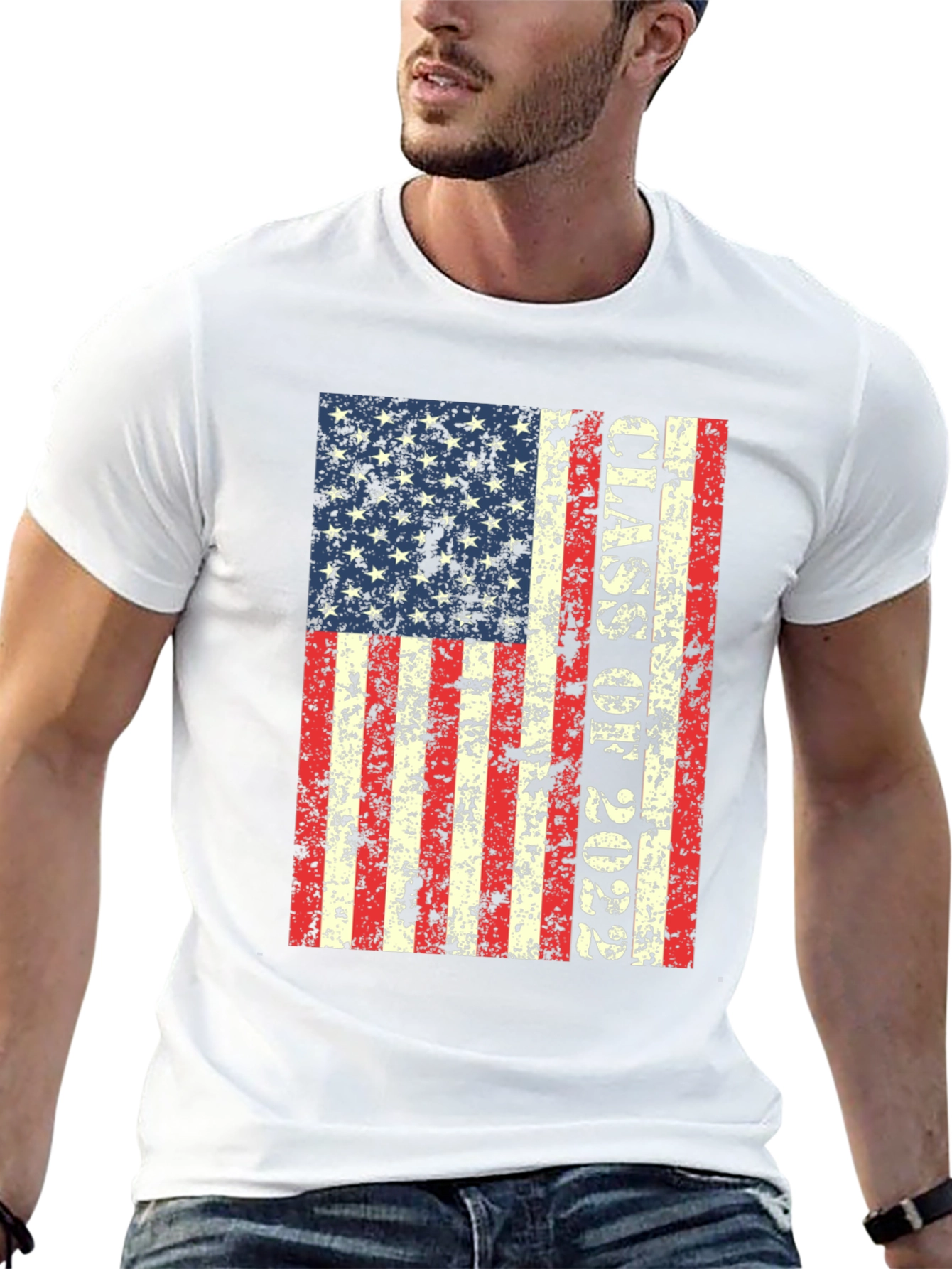American Flag Class of 2022 Graphic Tee