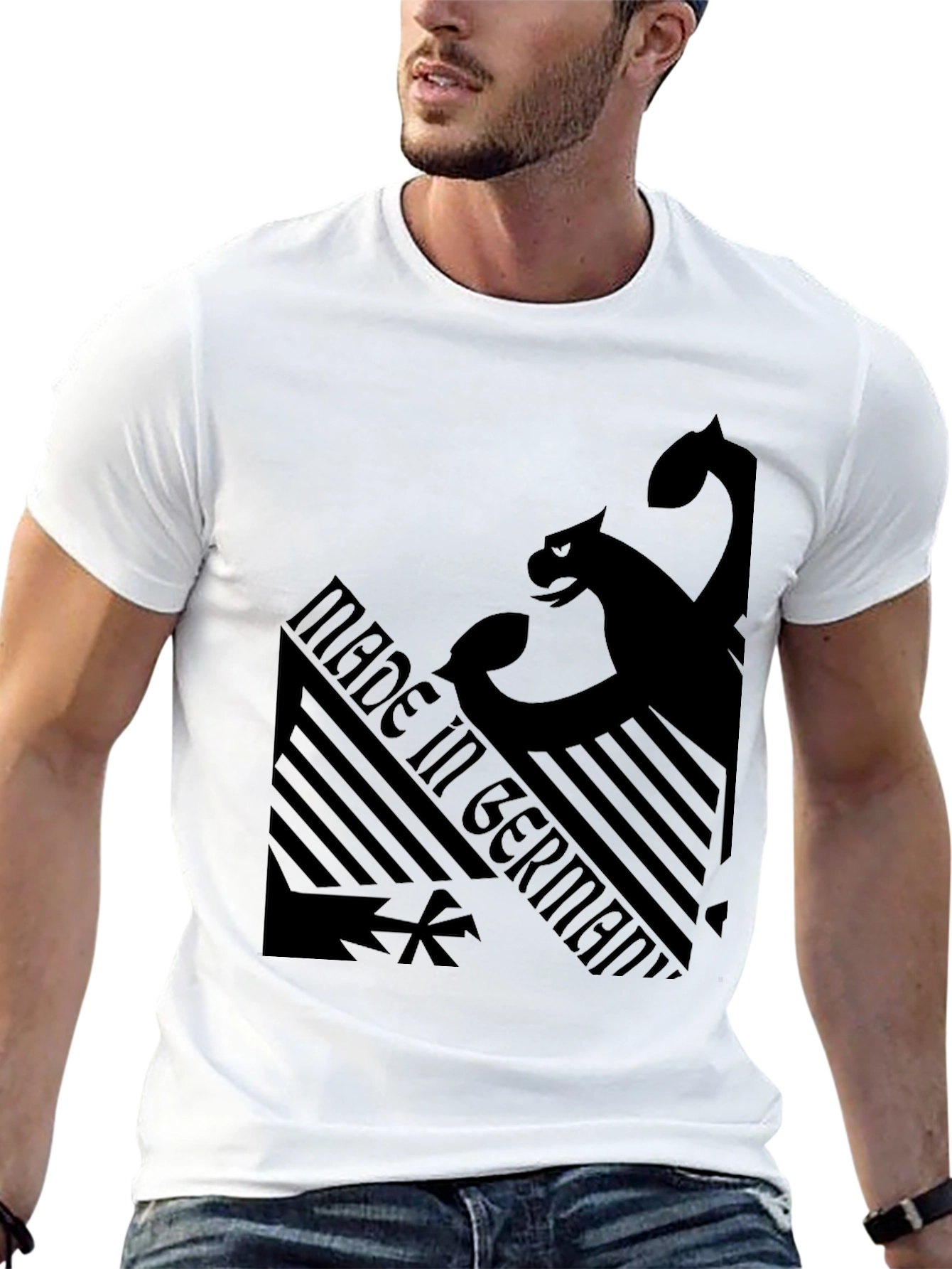 Made in Germany Black Graphic Tee