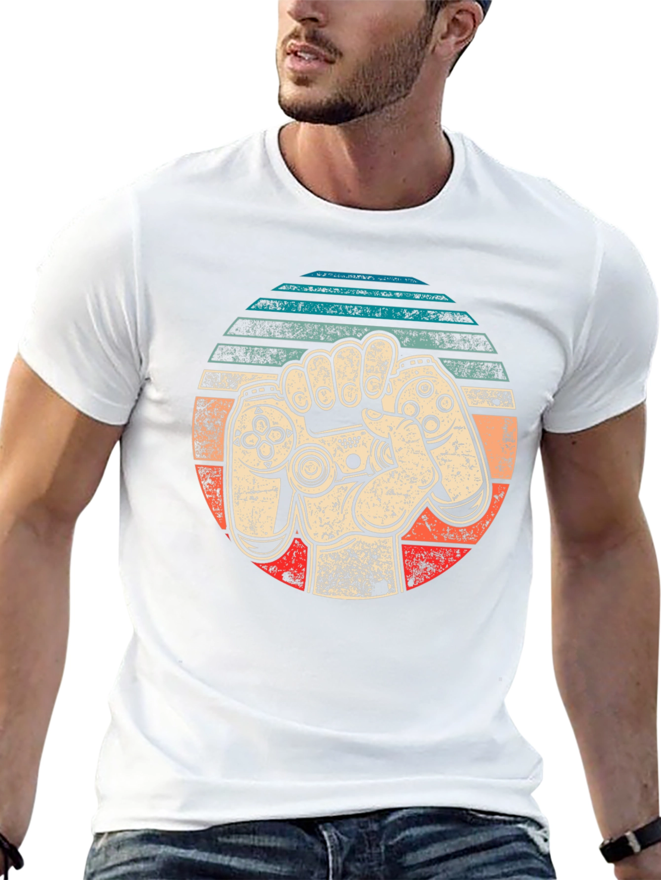 Gamer T-Shirt: Retro Gaming Controller Design