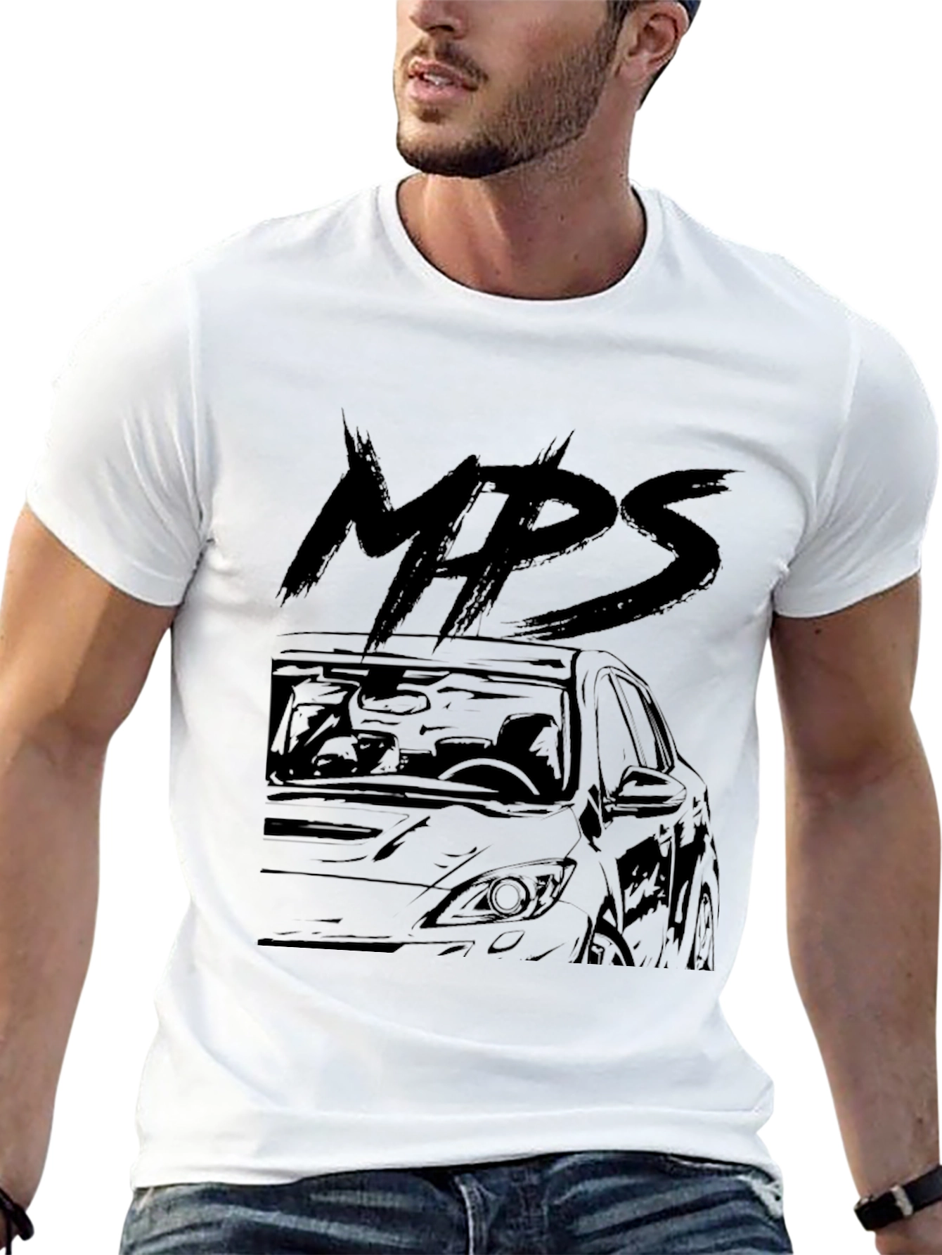 MPS Car Graphic Black T-Shirt