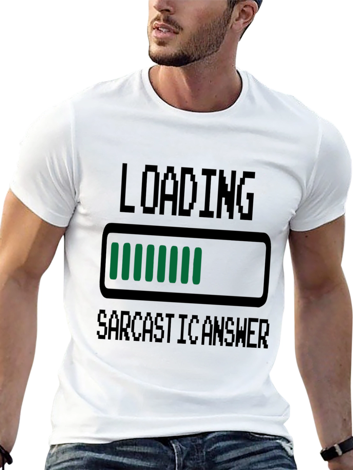 Sarcastic Answer Loading Funny T-Shirt