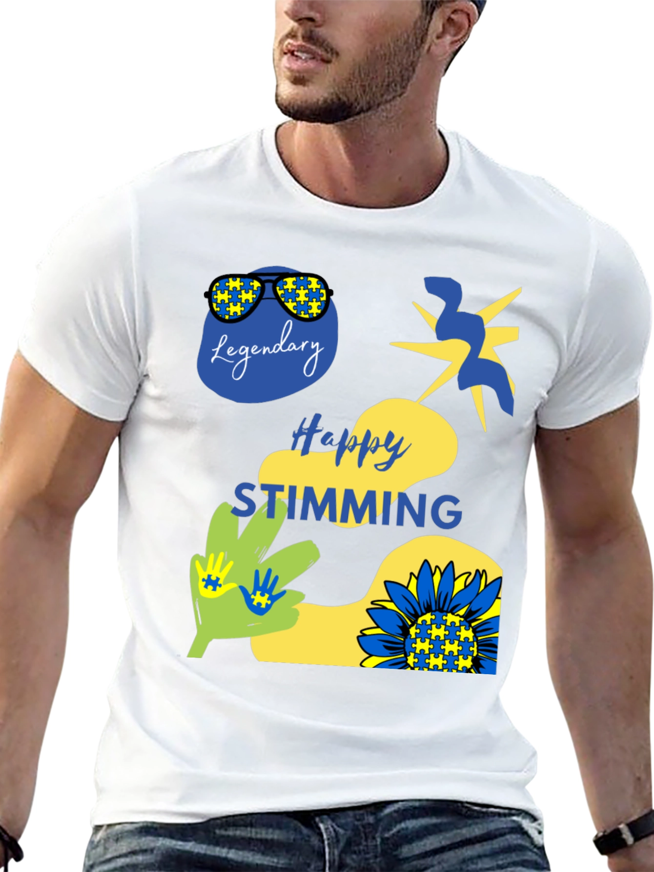 Happy Stimming T-Shirt Autism Awareness Graphic Tee