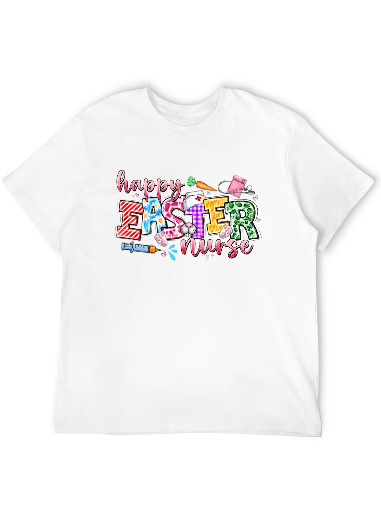 Happy Easter Nurse Graphic T-Shirt