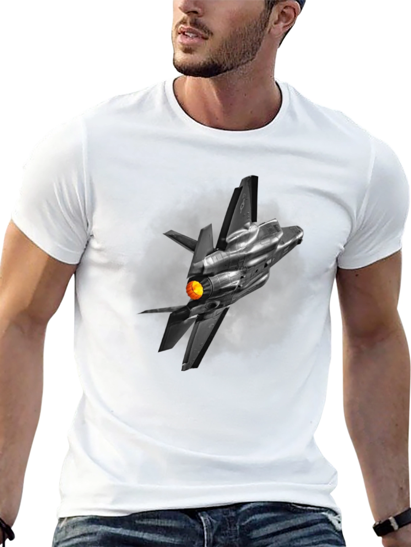Jet Fighter T-Shirt - Aviation Enthusiast Tee