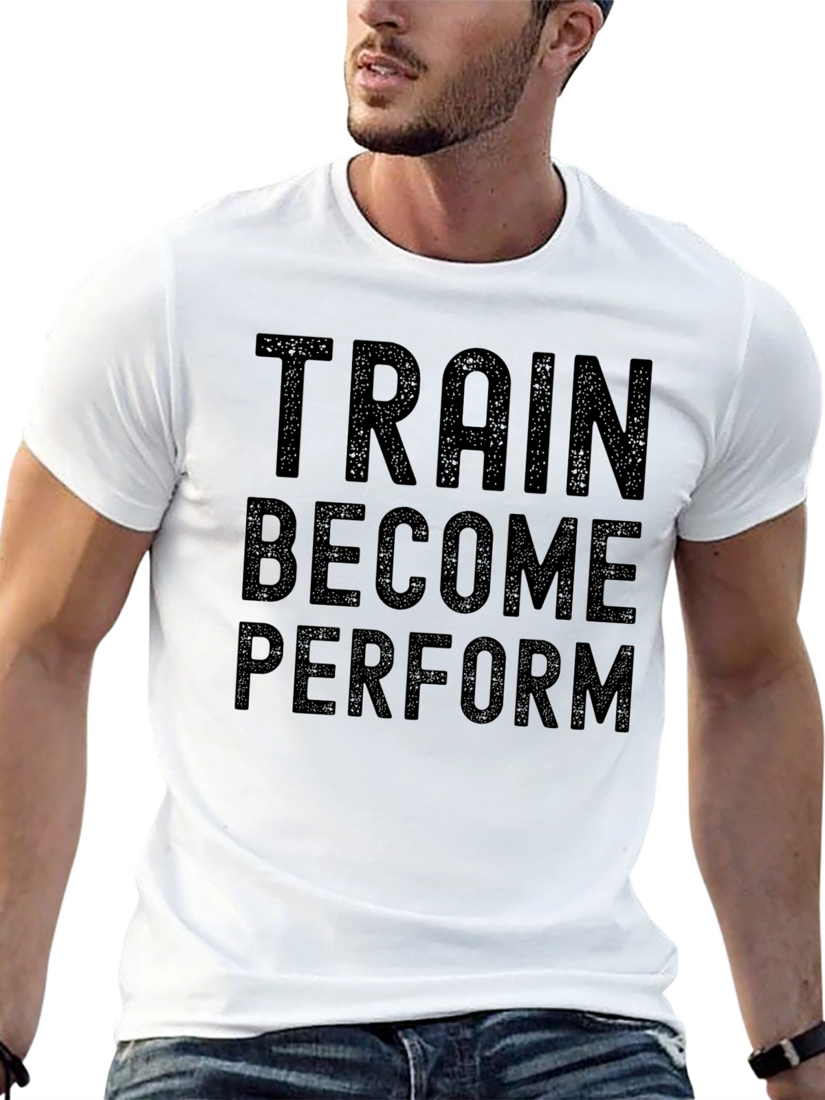 Train Become Perform Graphic Tee
