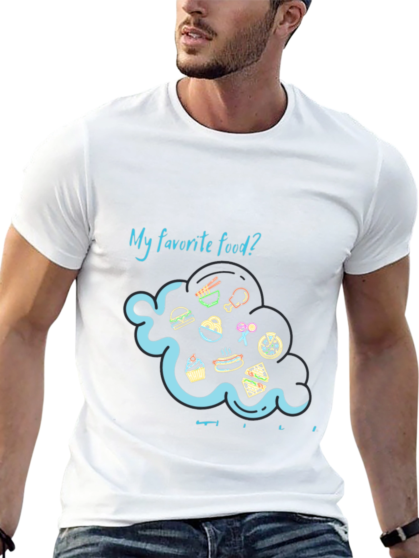 My Favorite Food T-Shirt - Foodie Lover Tee