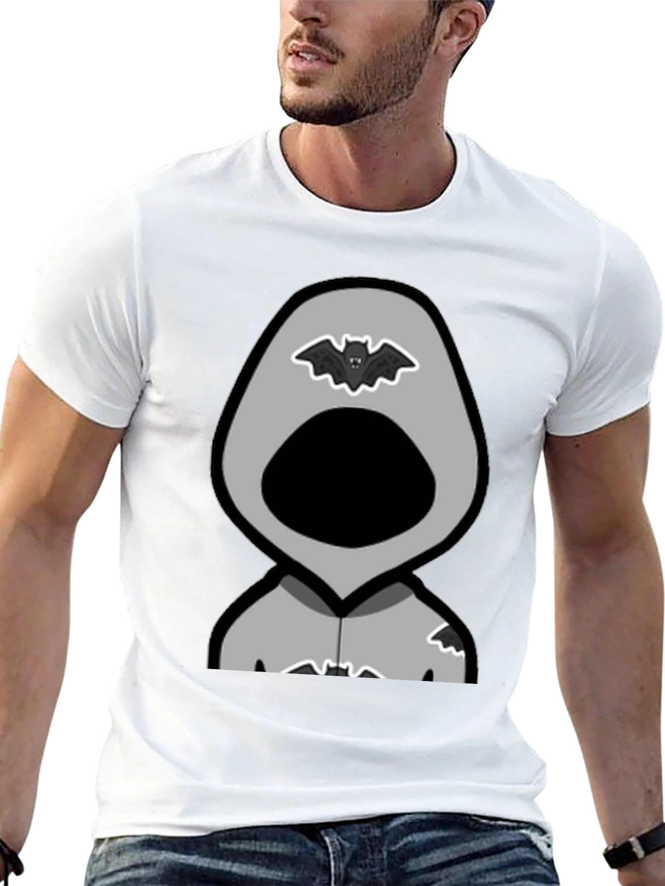 Grim Reaper Bat T-Shirt - Dark Humor Tee