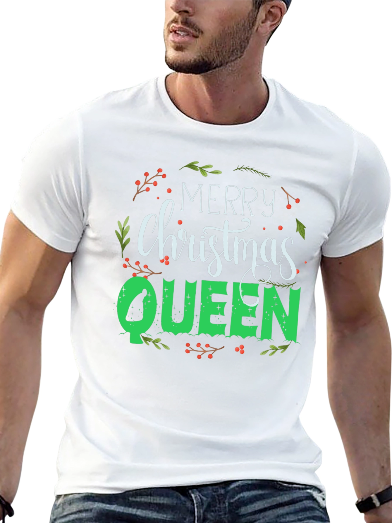 Merry Christmas Queen Graphic T-Shirt