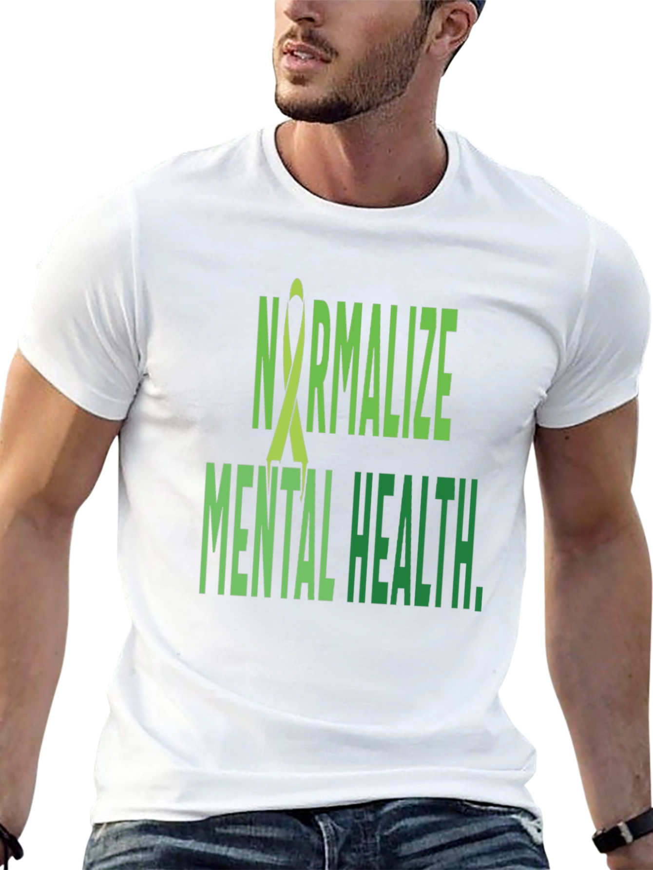 Normalize Mental Health T-Shirt - Black