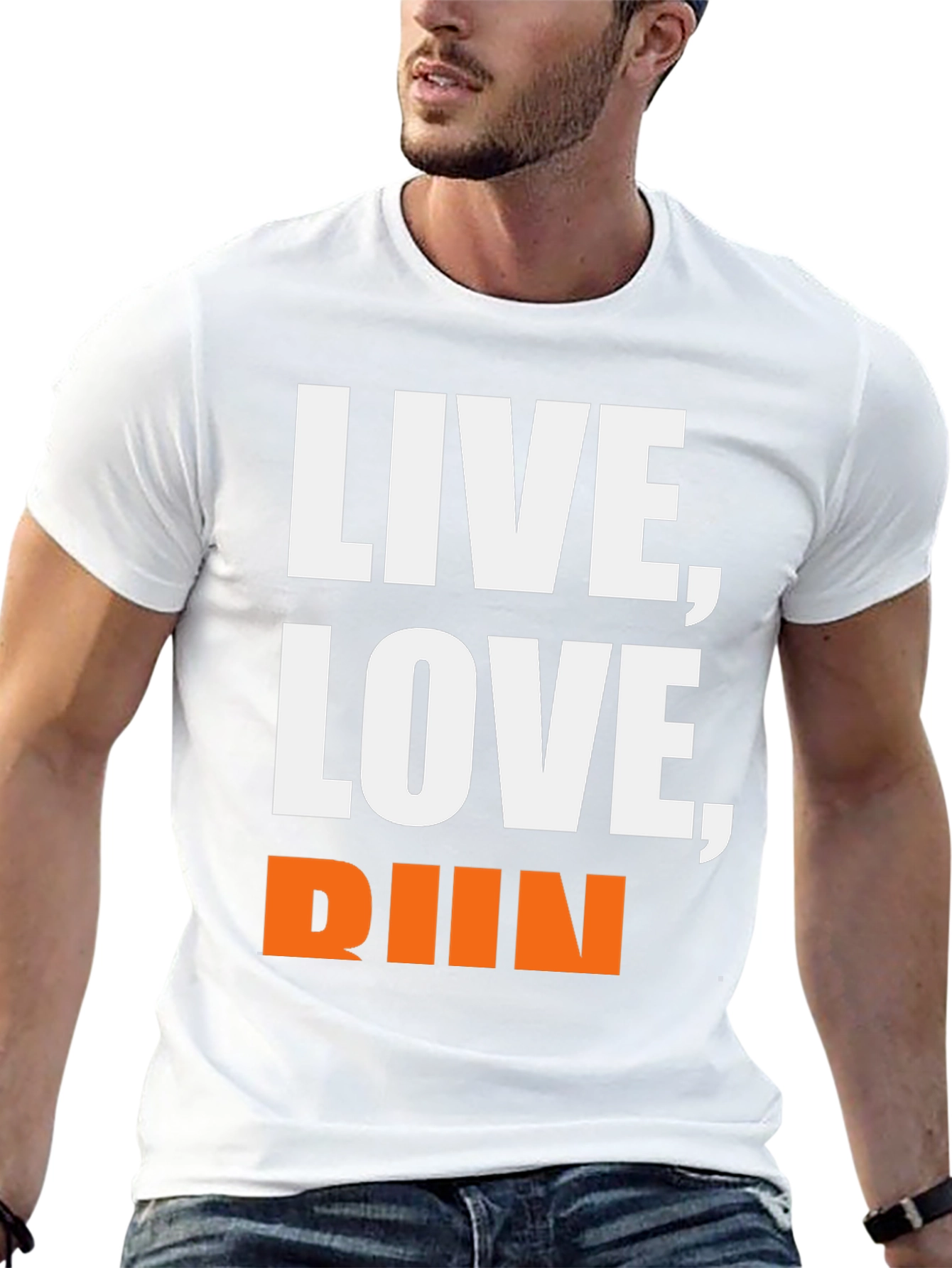 Live Love Run Graphic T-Shirt
