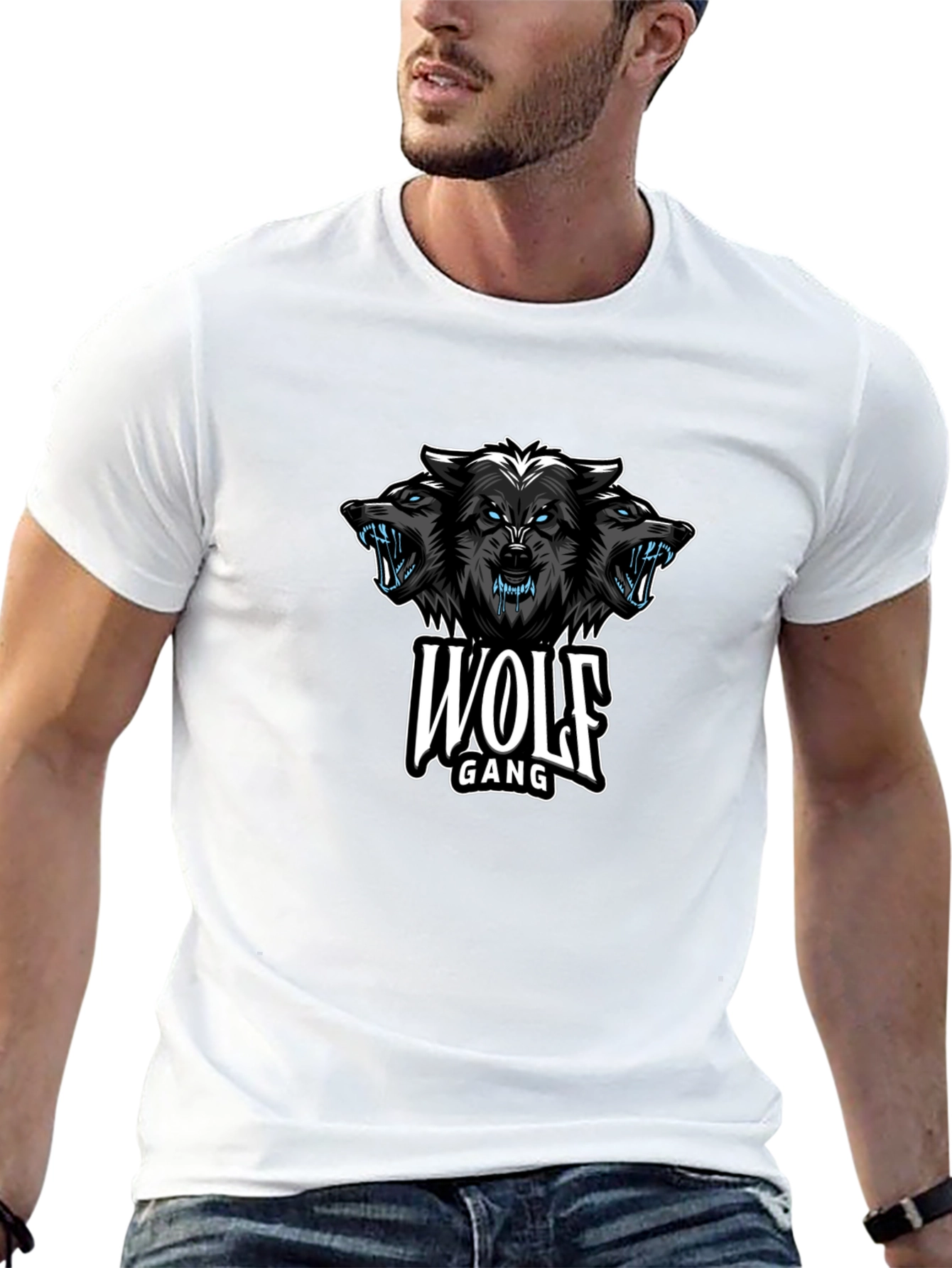 Wolf Gang Black Graphic Tee