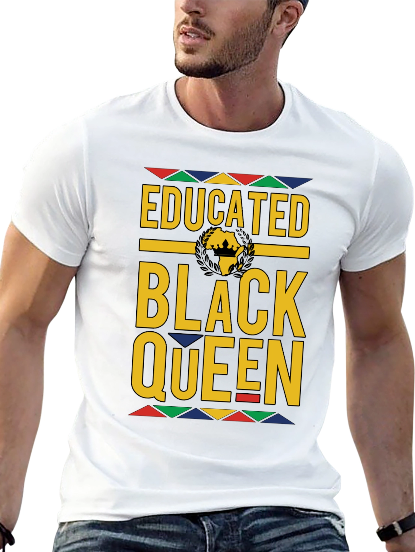 Educated Black Queen Graphic Tee