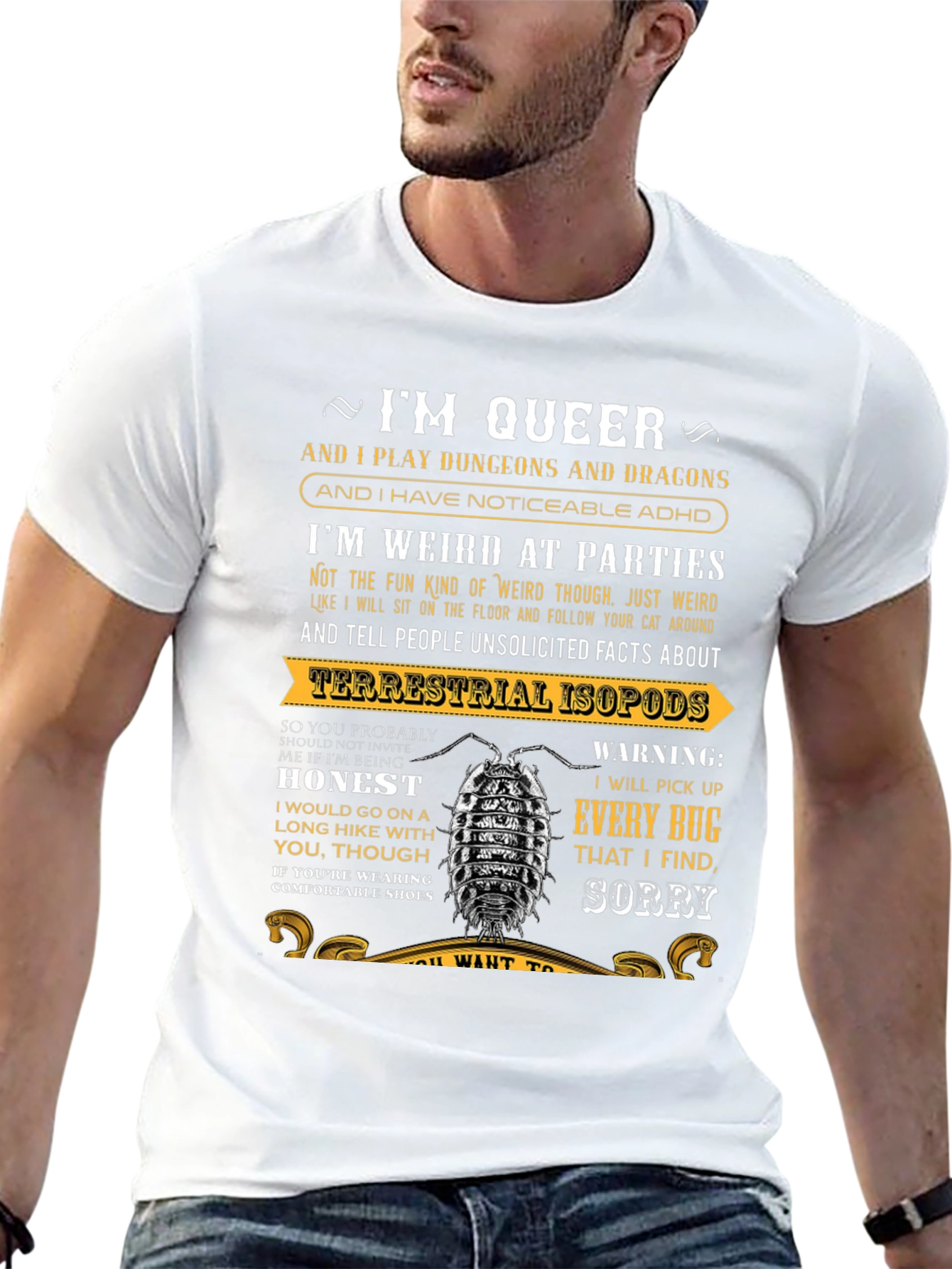 Queer Dungeon Master Bug Lover T-Shirt