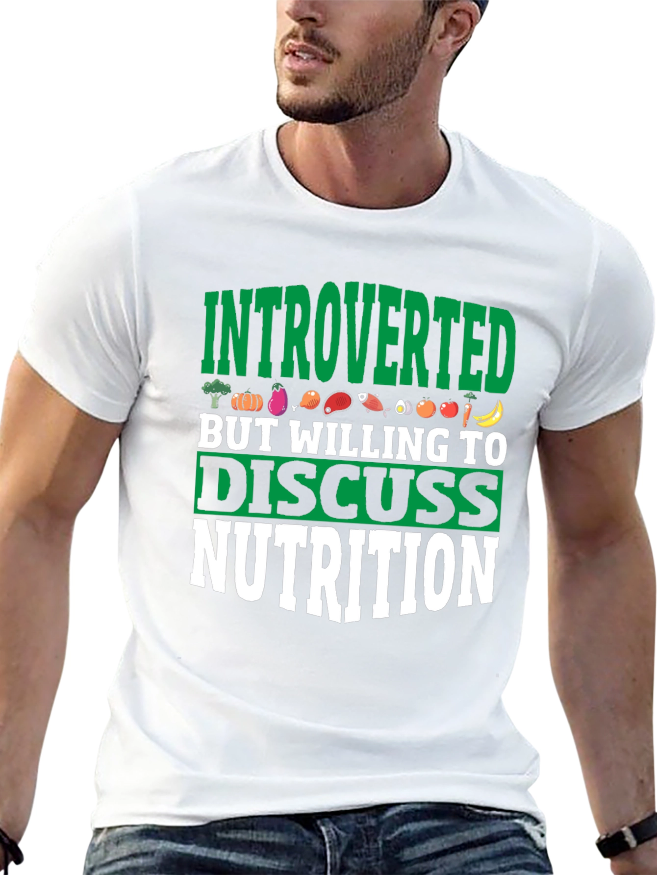 Introverted Nutrition T-Shirt: Discuss Food in Style!