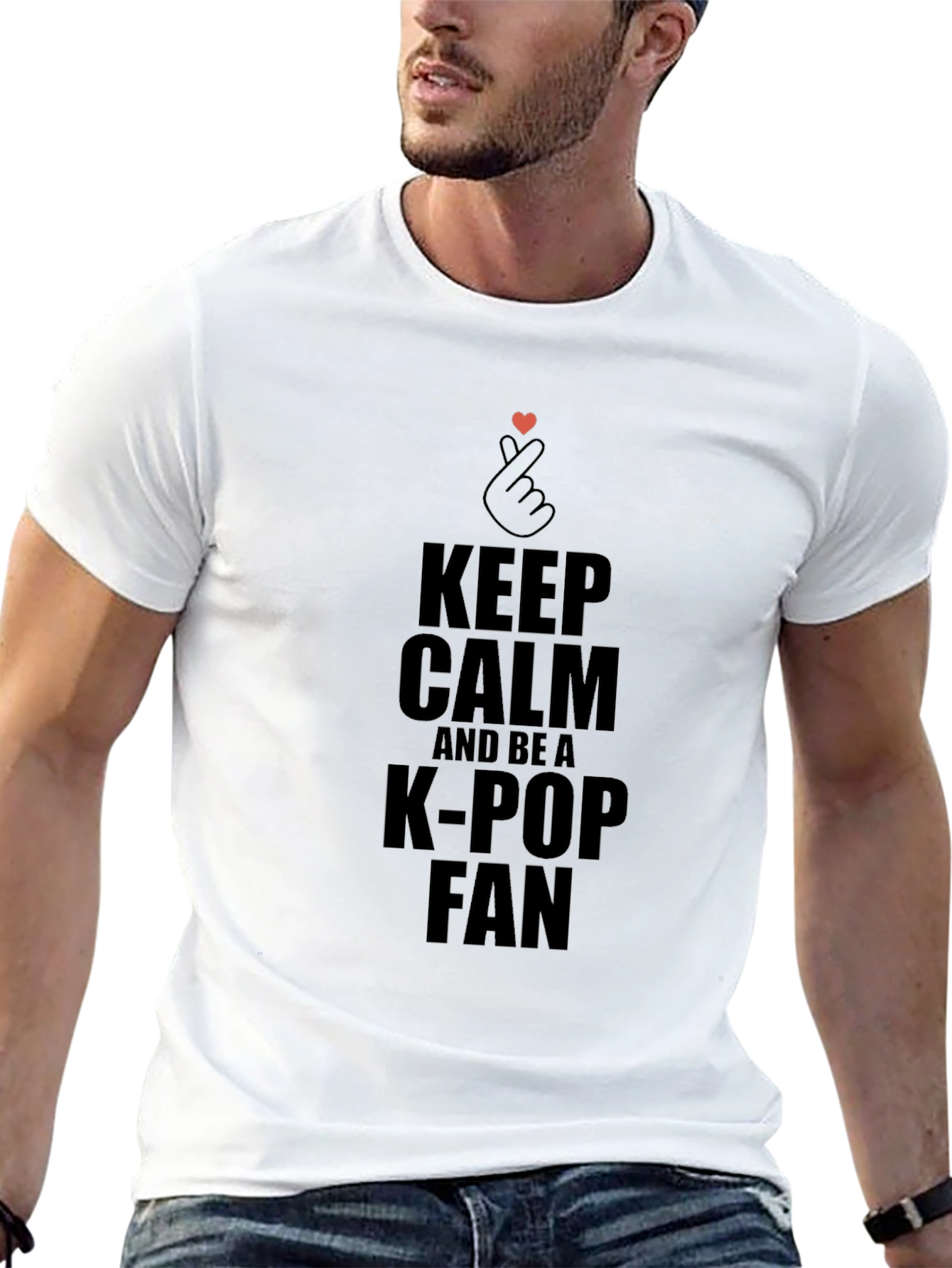 Keep Calm K-Pop Fan Graphic Tee