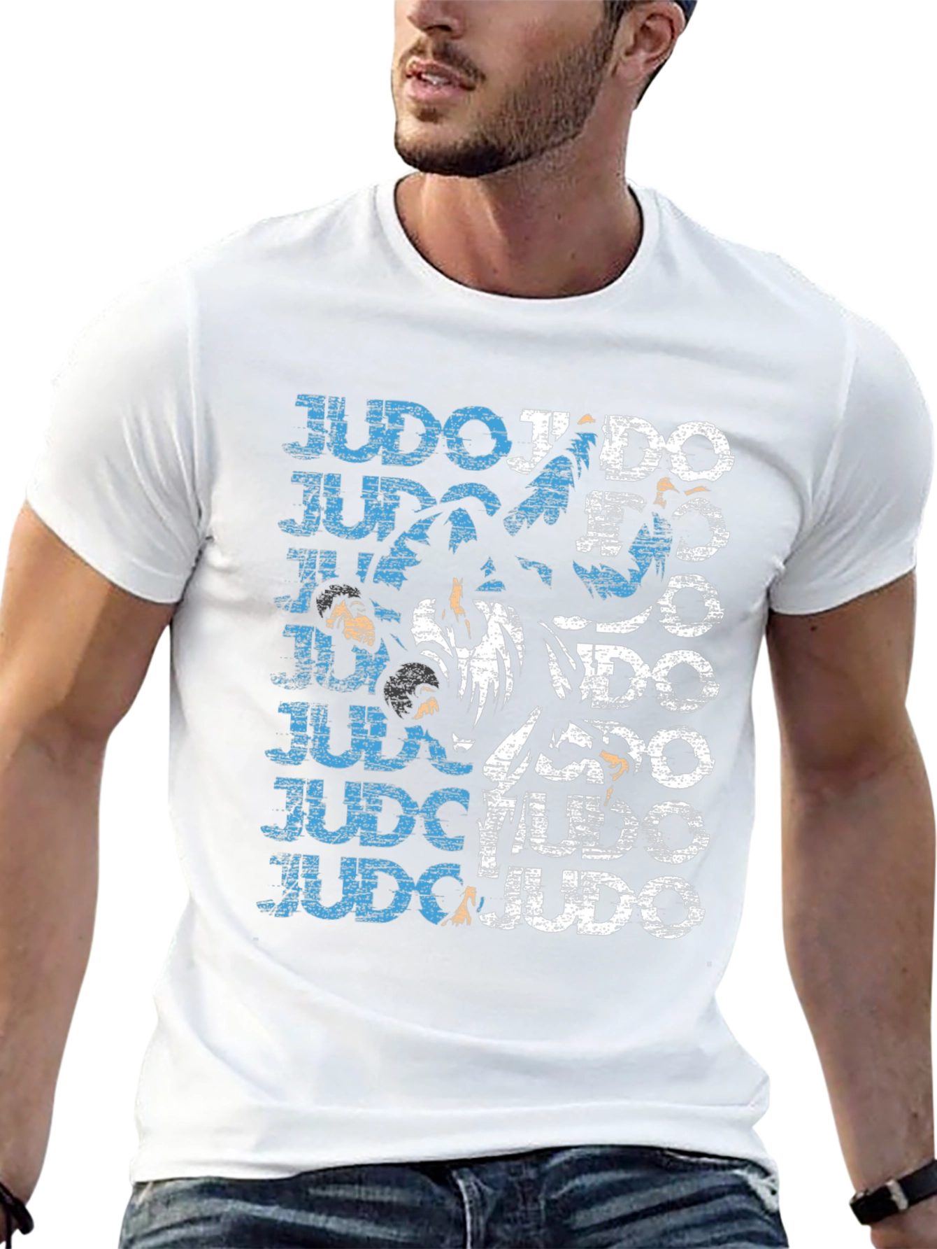 Judo Graphic Print T-Shirt