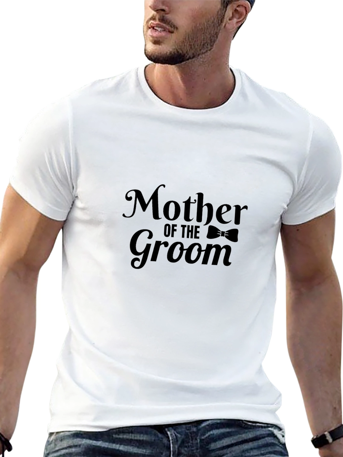 Mother of the Groom Black Graphic T-Shirt