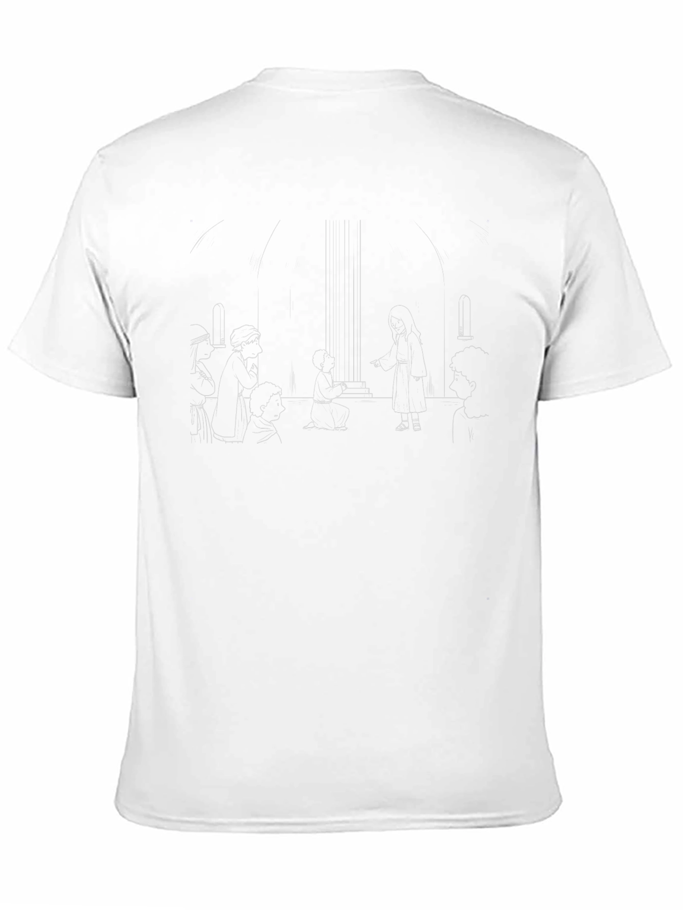Minimalist Line Art Graphic Tee
