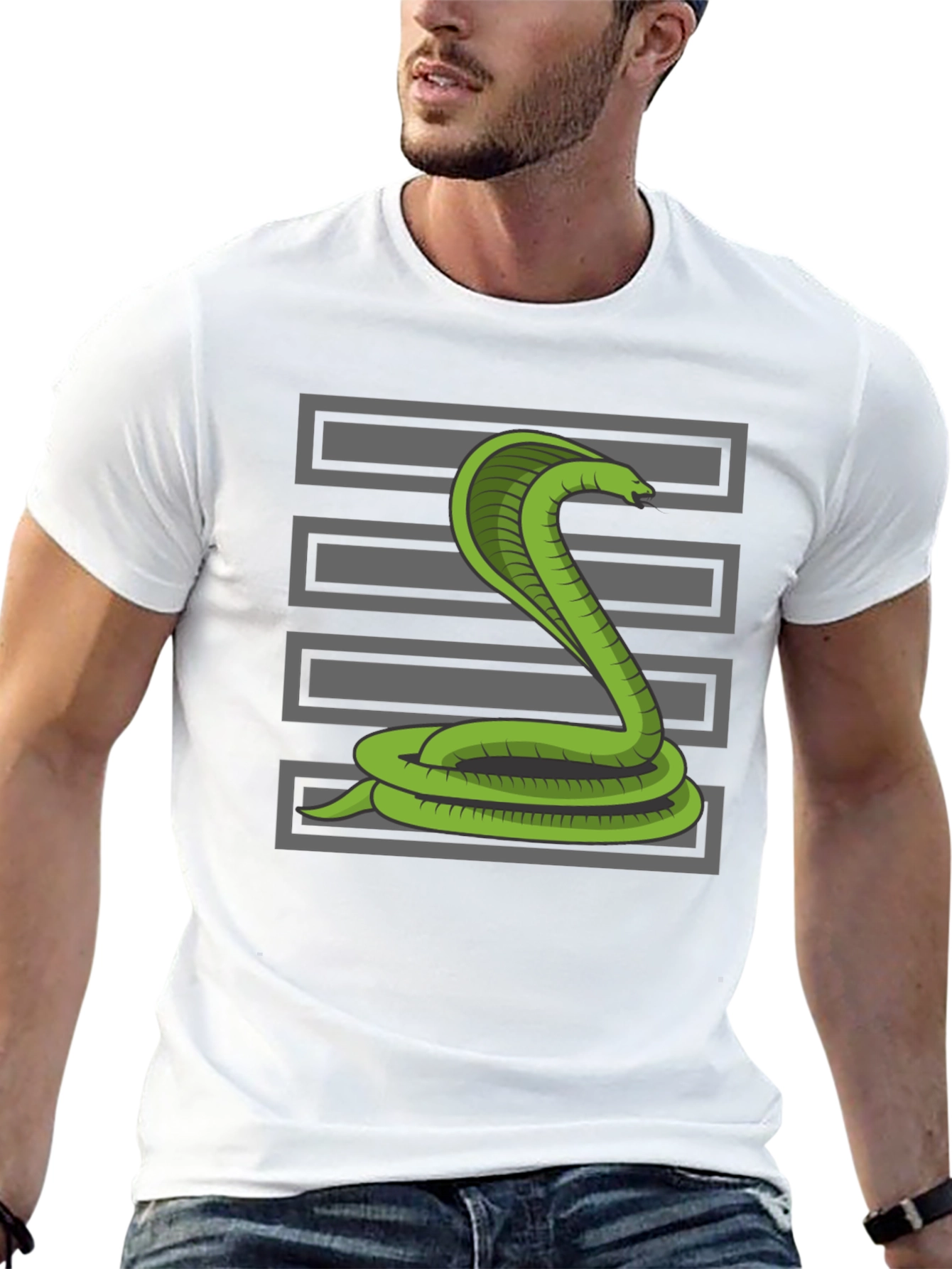 Cobra Snake T-Shirt - Graphic Tee for Men