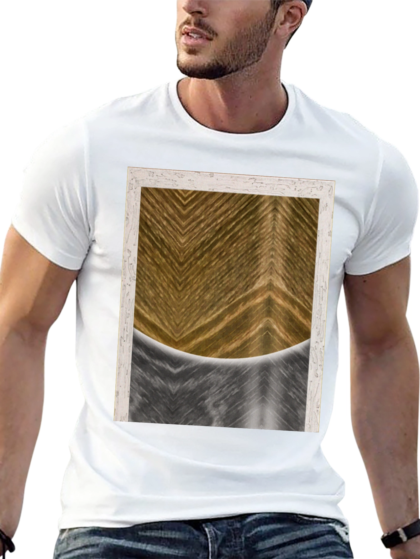 Abstract Pattern Graphic Tee