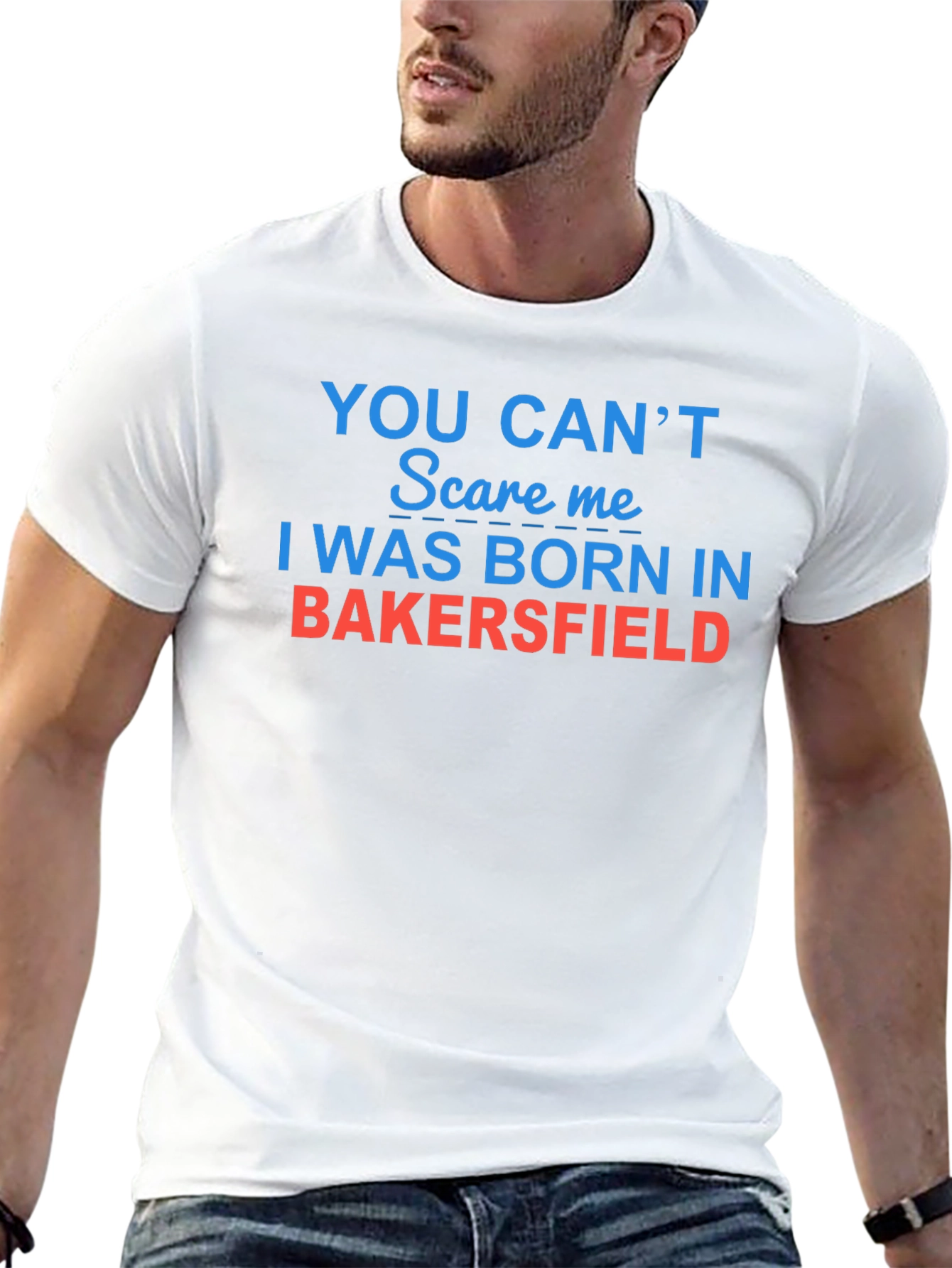Bakersfield Born Novelty Graphic Tee