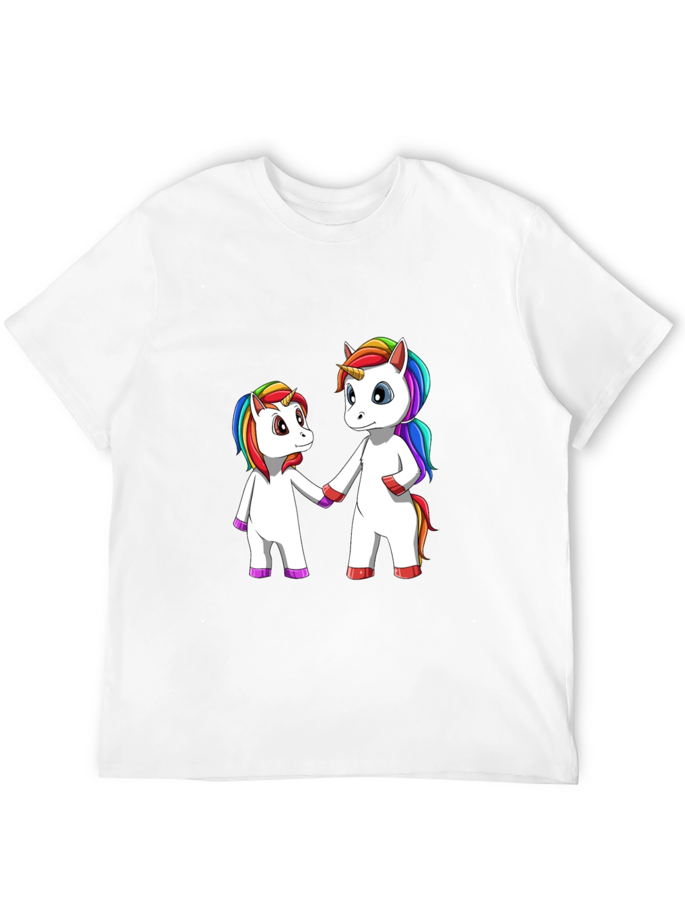 Unicorns Holding Hands Graphic Tee