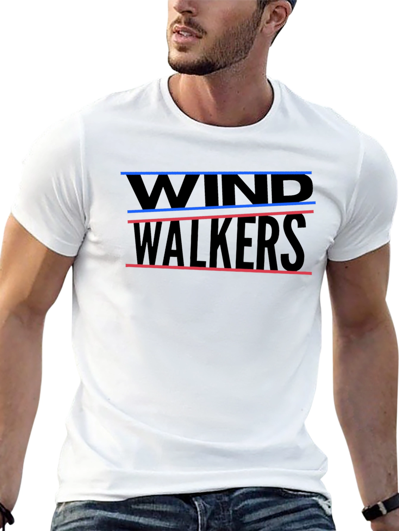 Wind Walkers Graphic Tee - Stylish Mens T-Shirt