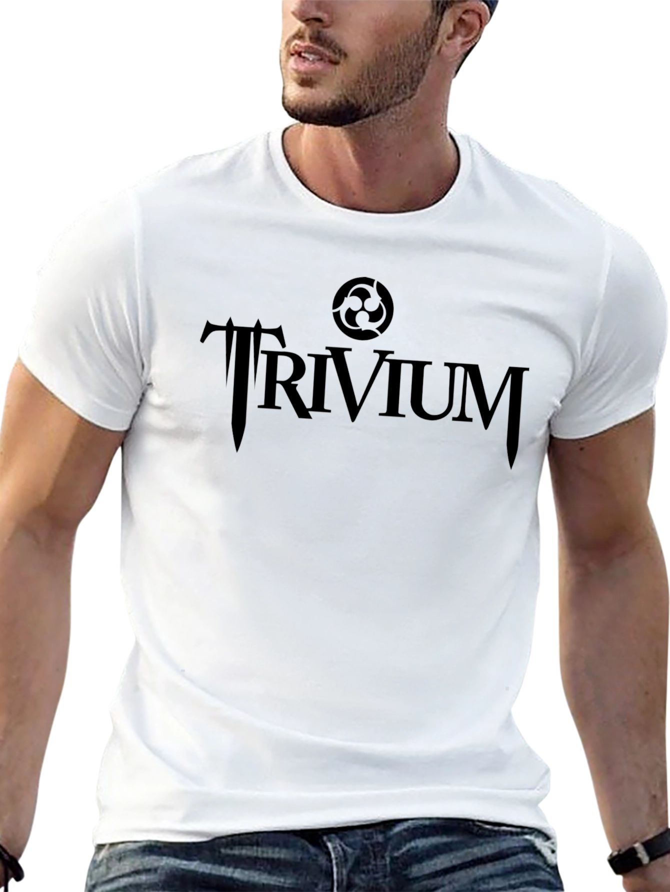 Trivium Band Logo Black T-Shirt Rock Music Tee