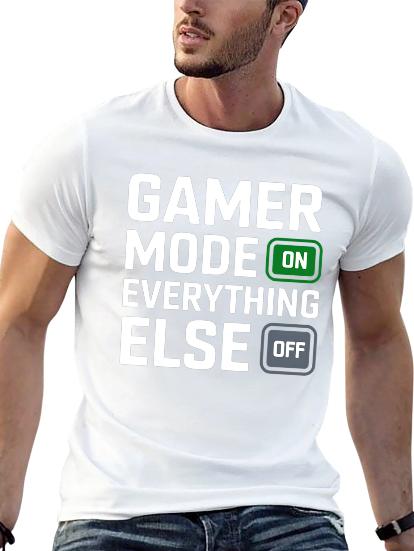 Gamer Mode ON T-Shirt - Funny Video Game Tee