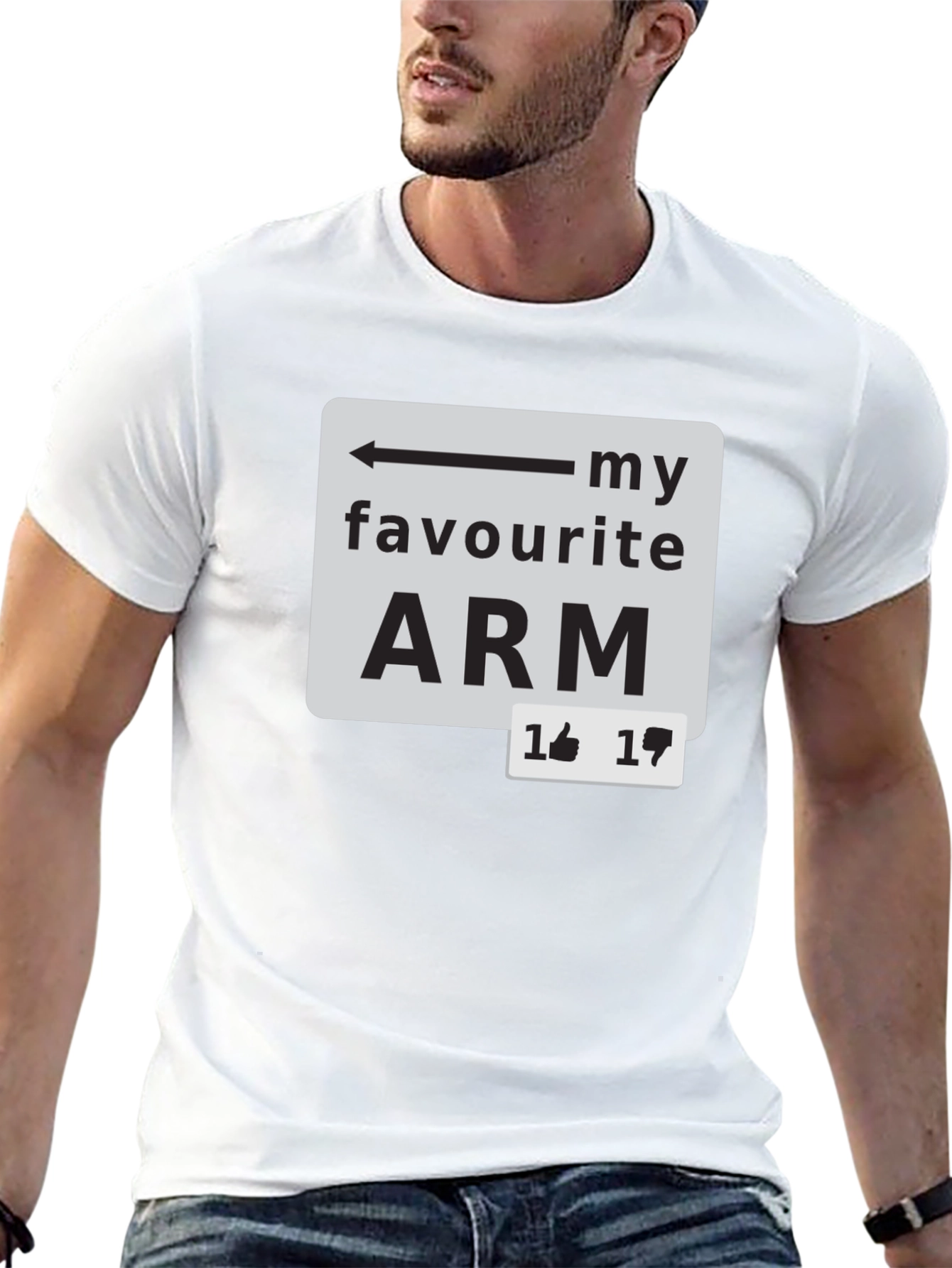 My Favourite Arm T-Shirt - Funny Sarcastic Tee