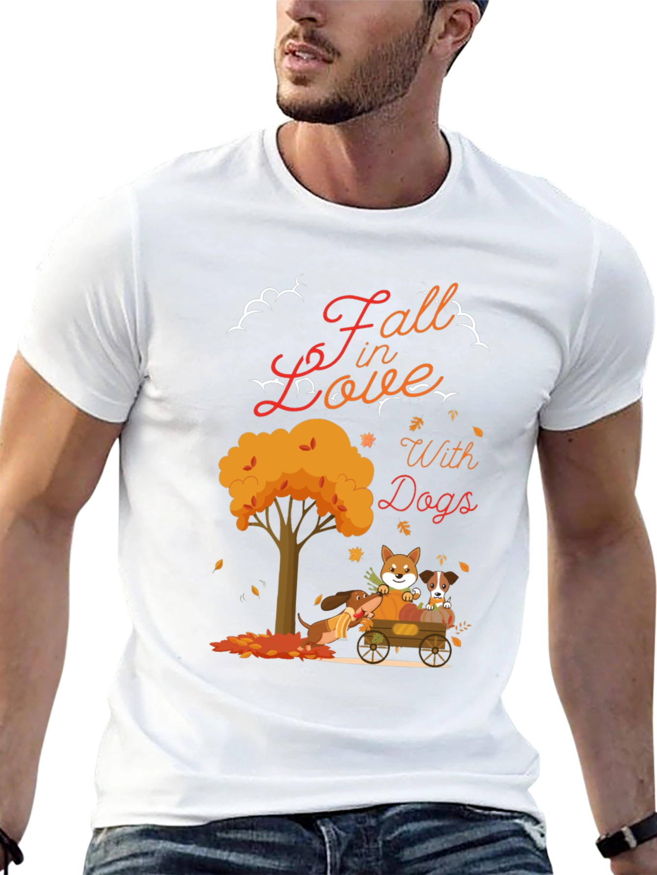 Fall In Love With Dogs T-Shirt