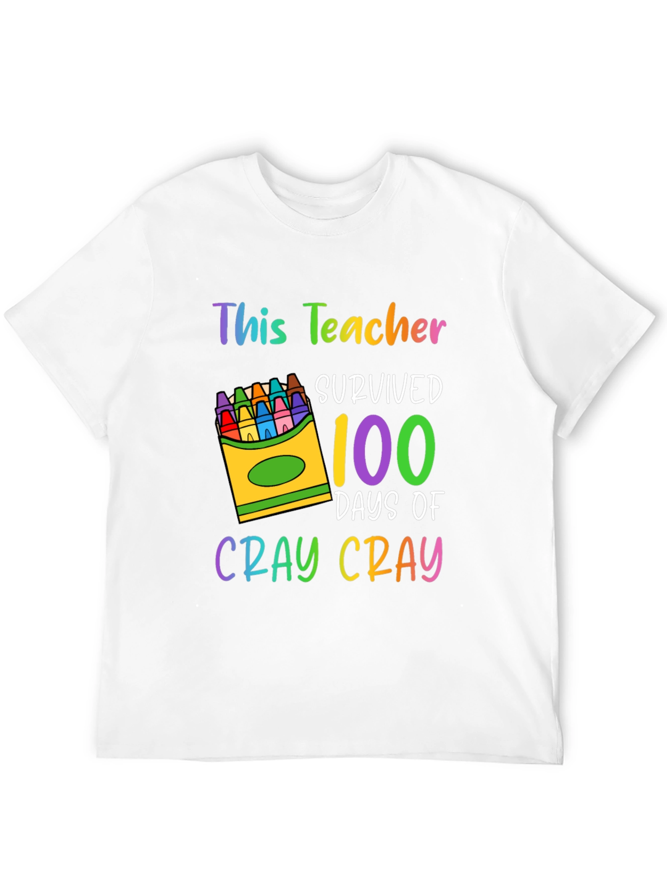 Teacher Survived 100 Days T-Shirt