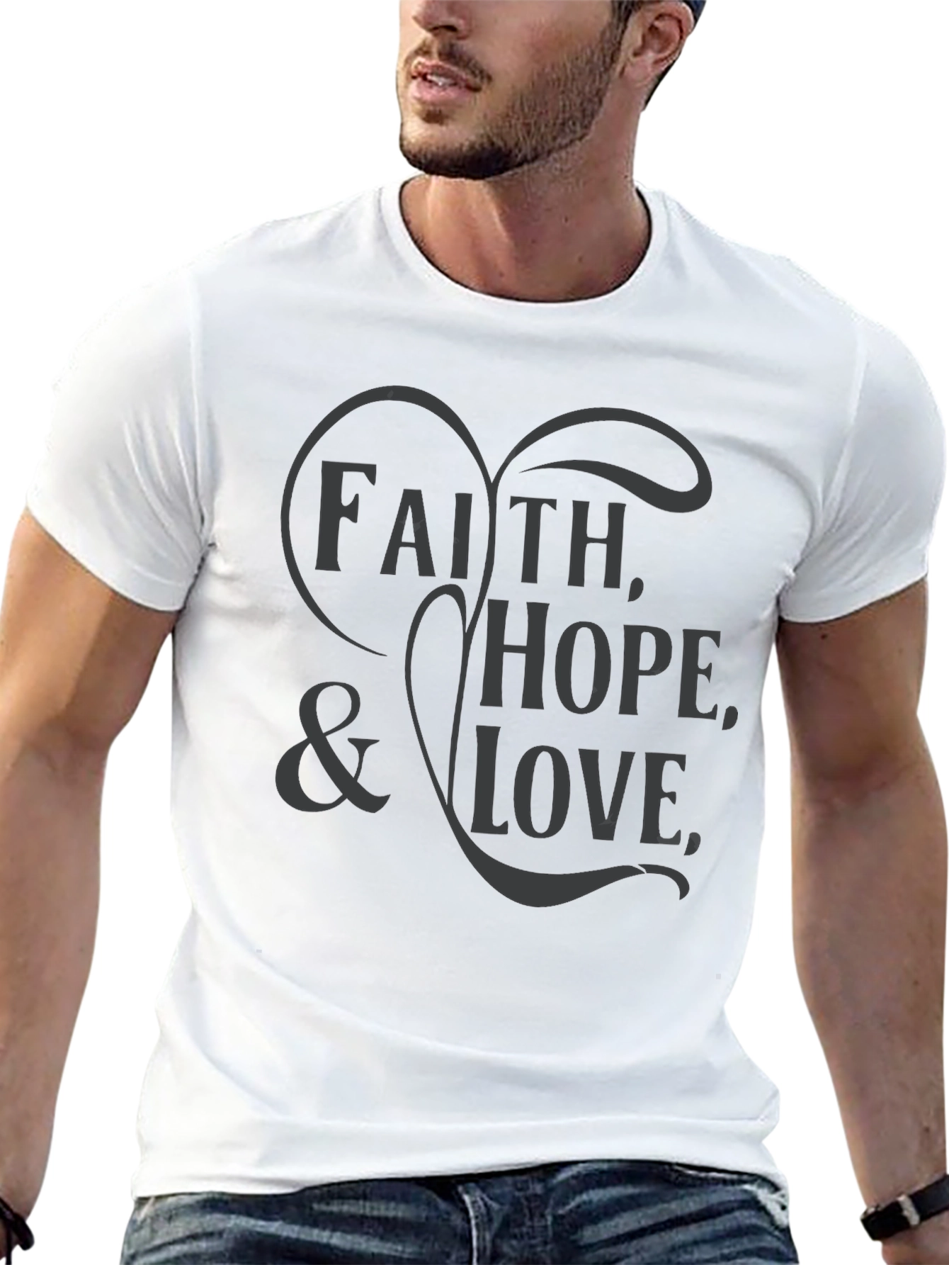 Faith Hope & Love Graphic T-Shirt