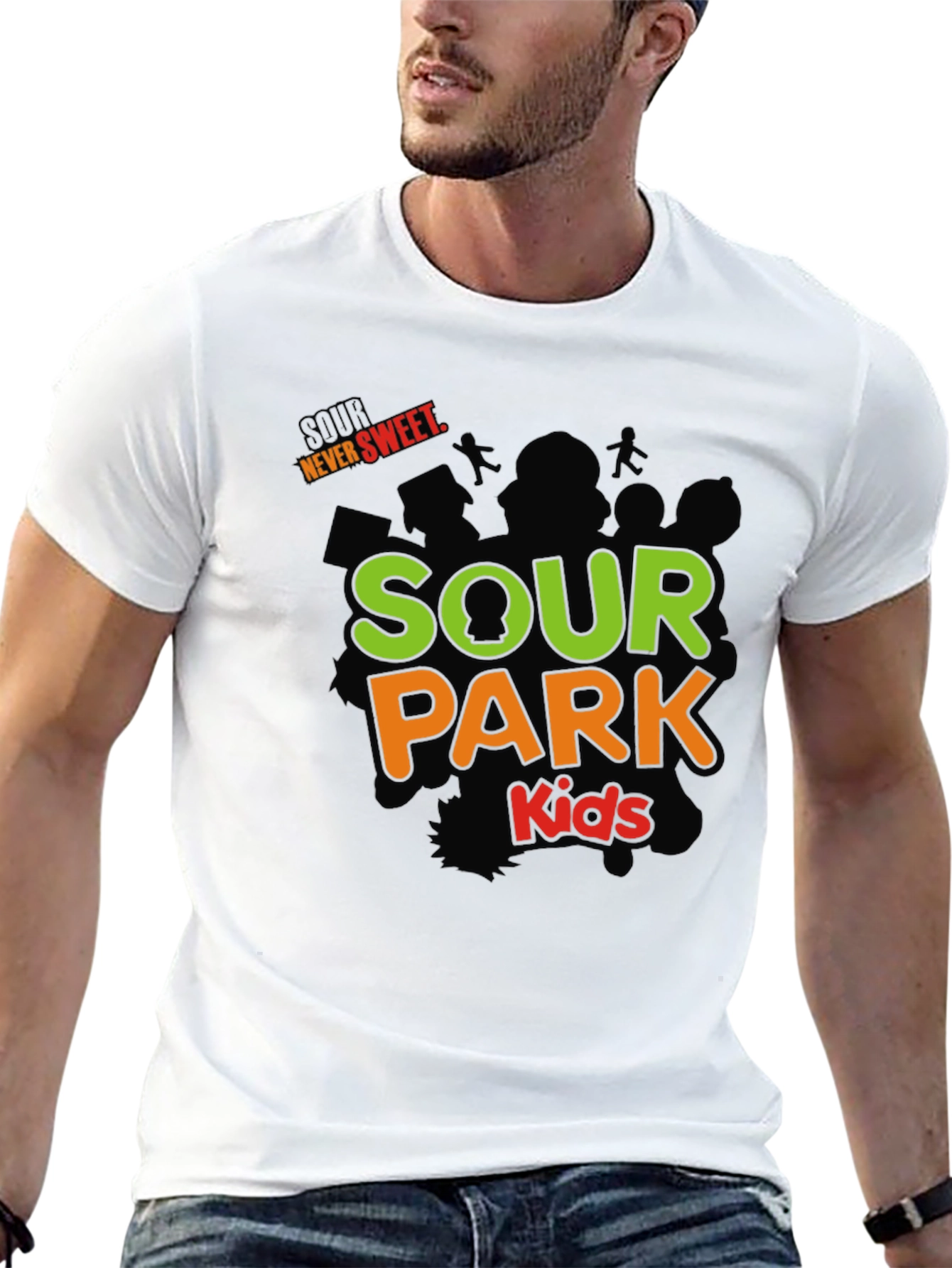 Sour Park Kids Black T-Shirt