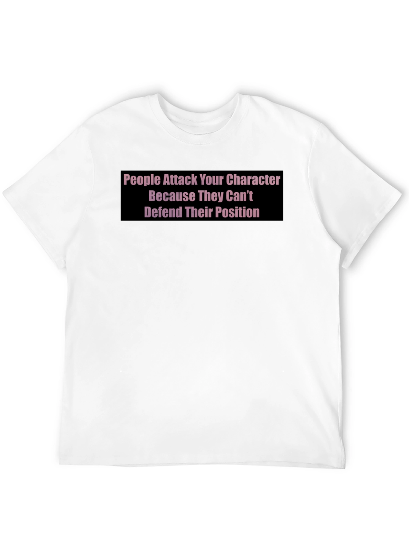 Attack Character Statement T-Shirt - Black