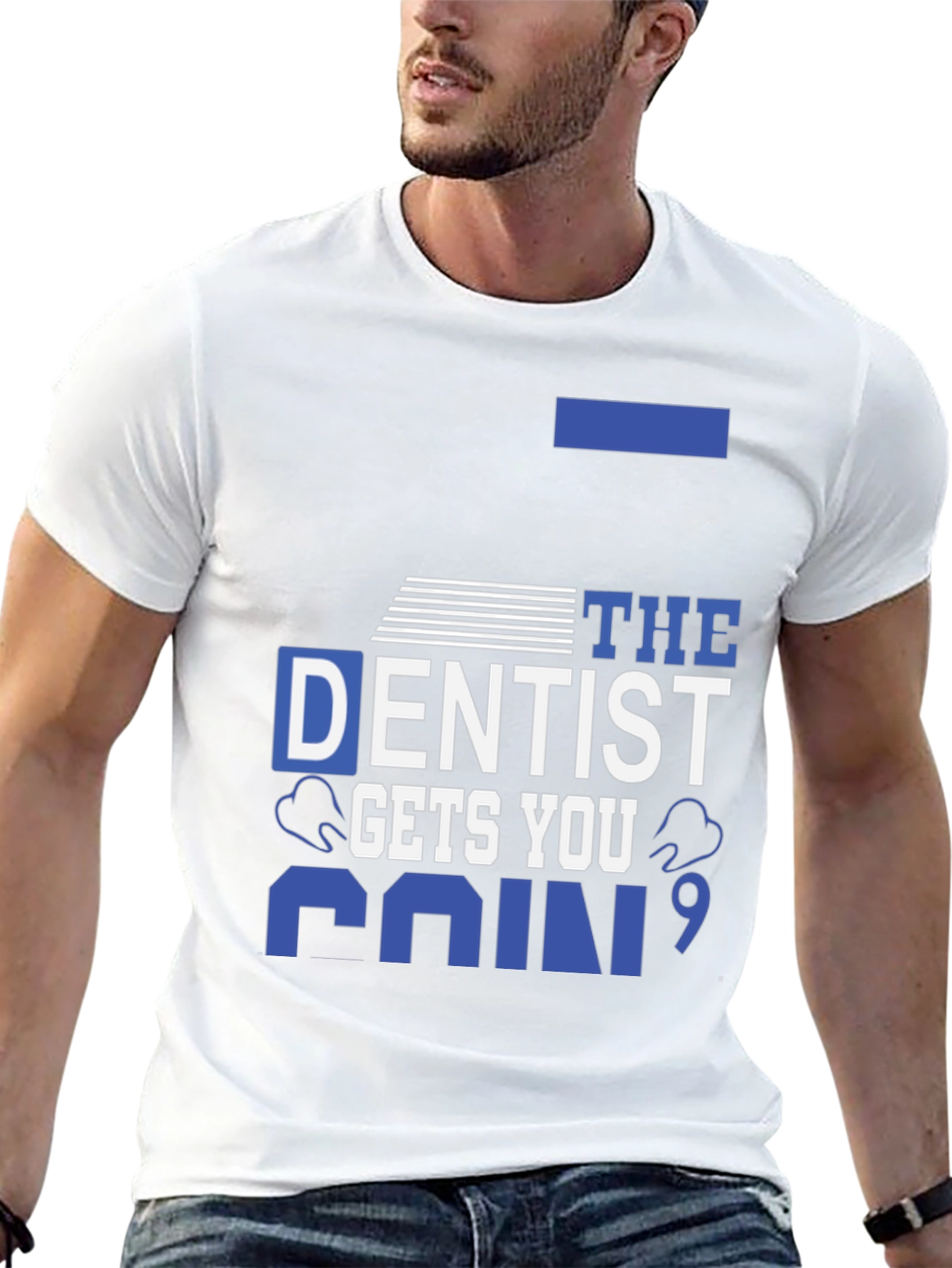 Dentist Gets You Pain T-Shirt - Black Cotton Tee