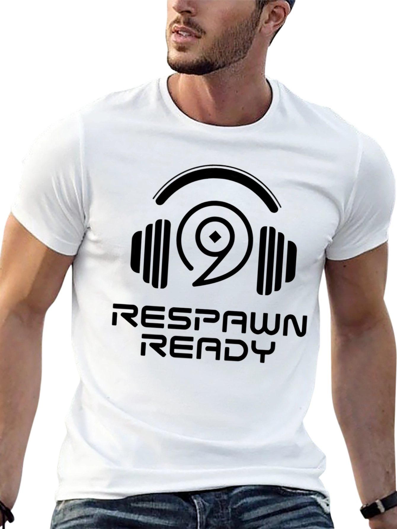 Respawn Ready Black Gaming T-Shirt