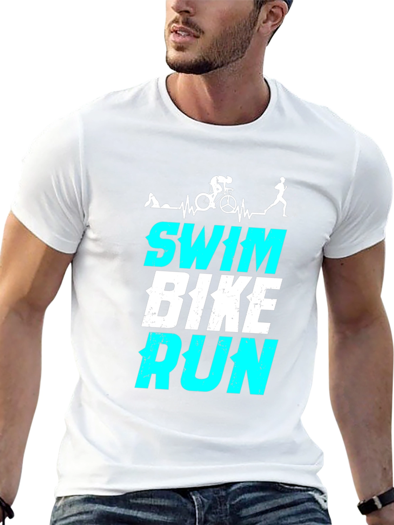 Triathlon Swim Bike Run T-Shirt